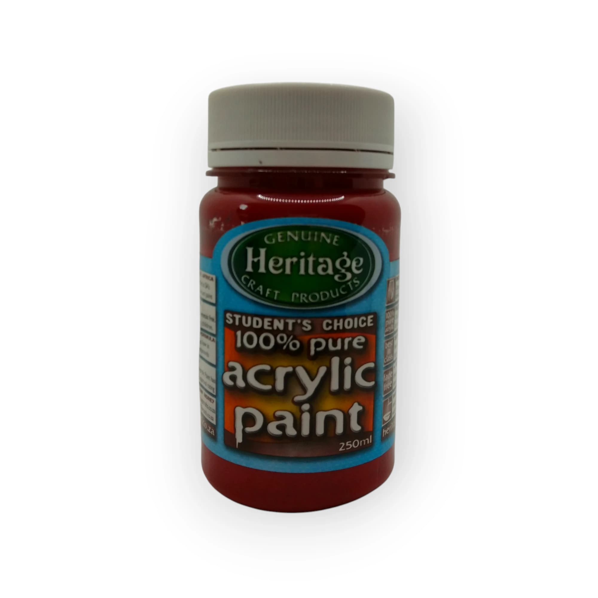 Heritage Acrylic Paint (Mars Red) 250ml