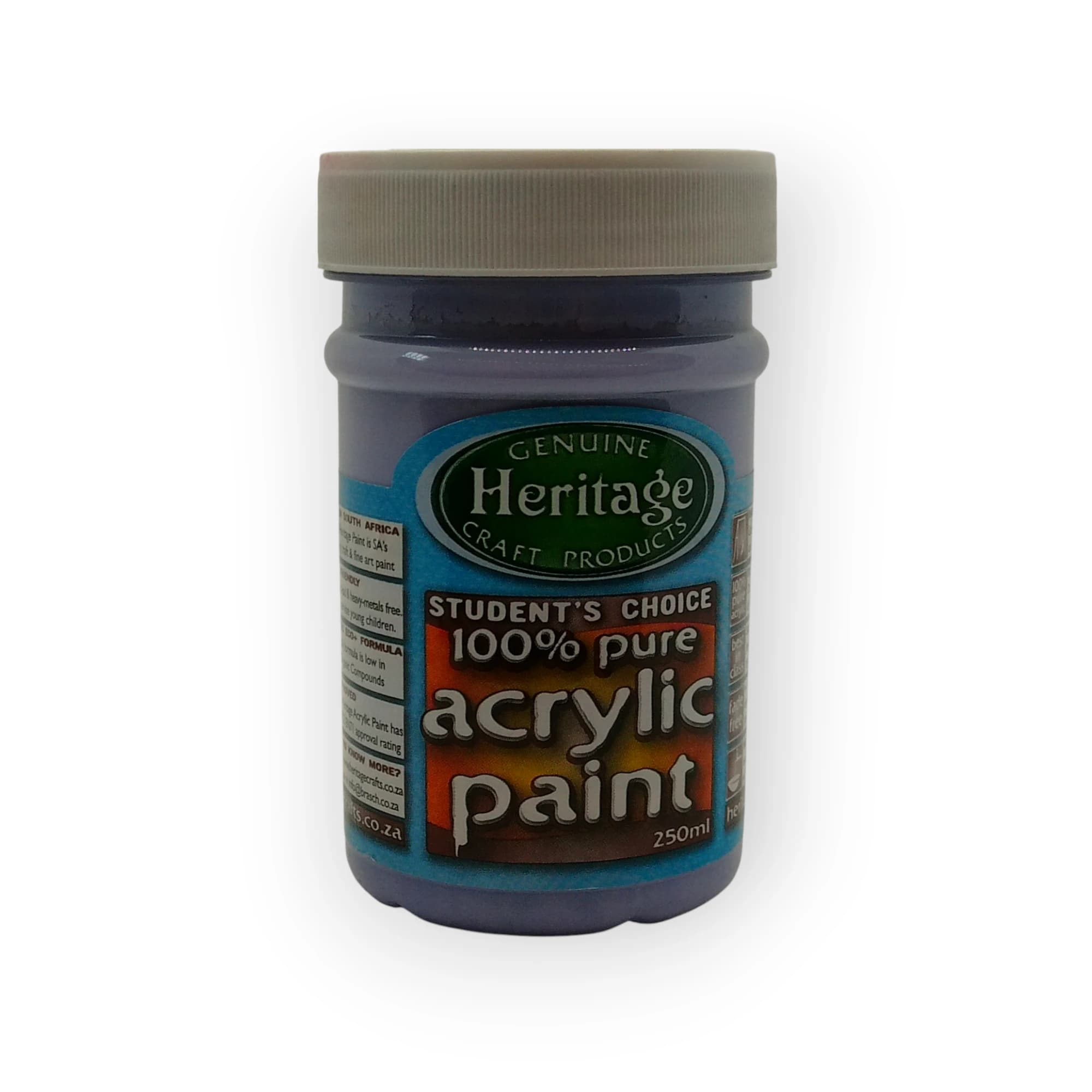 Heritage Acrylic Paint (Lavender Blue) 250ml