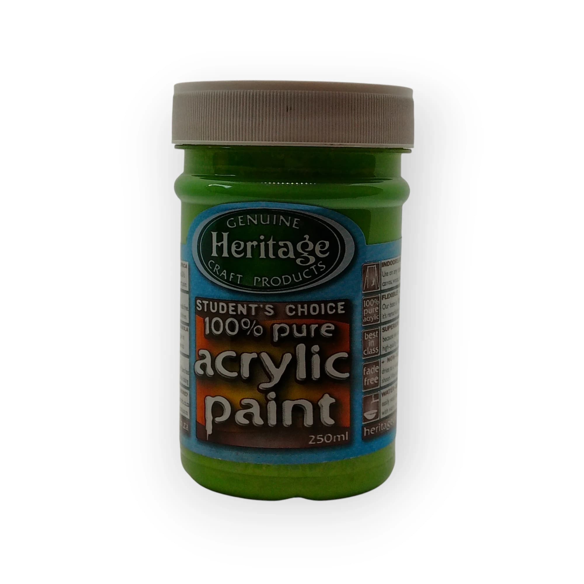 Heritage Acrylic Paint (Vine Green) 250ml