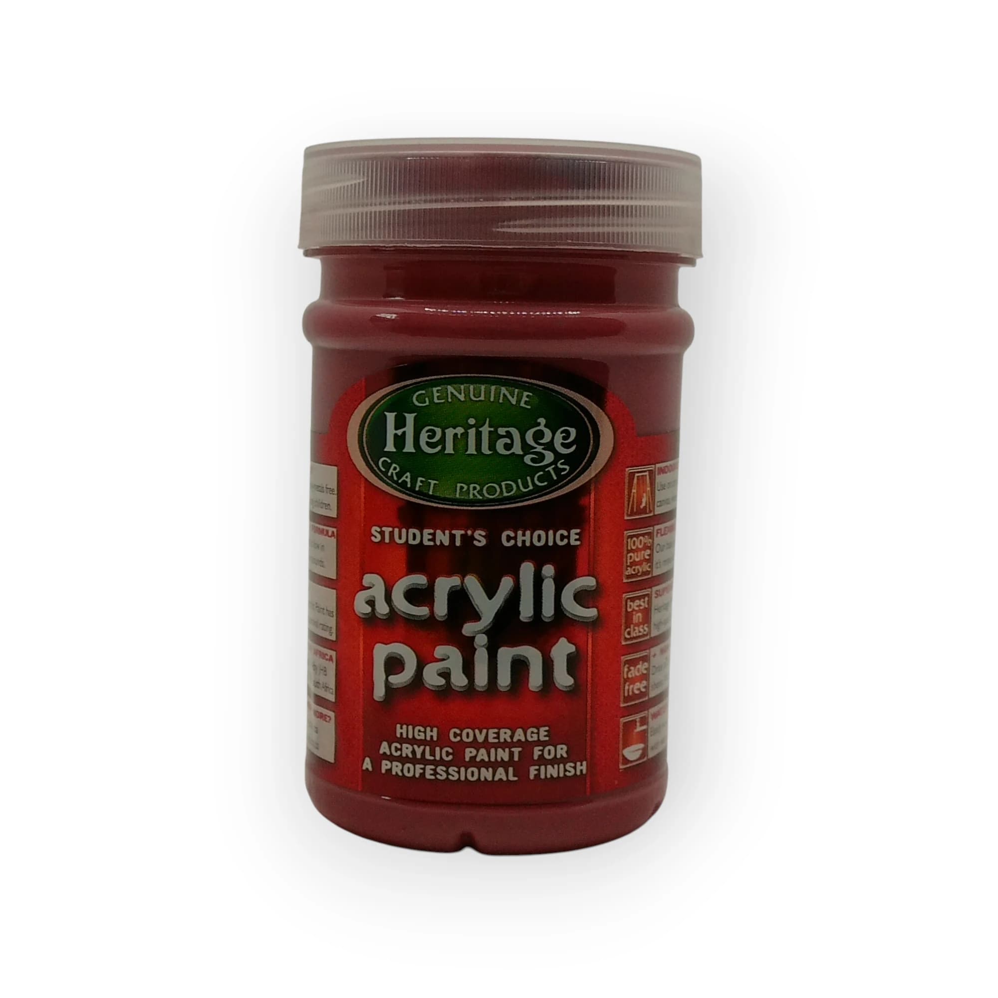 Heritage Acrylic Paint (Royal Burgandy) 250ml