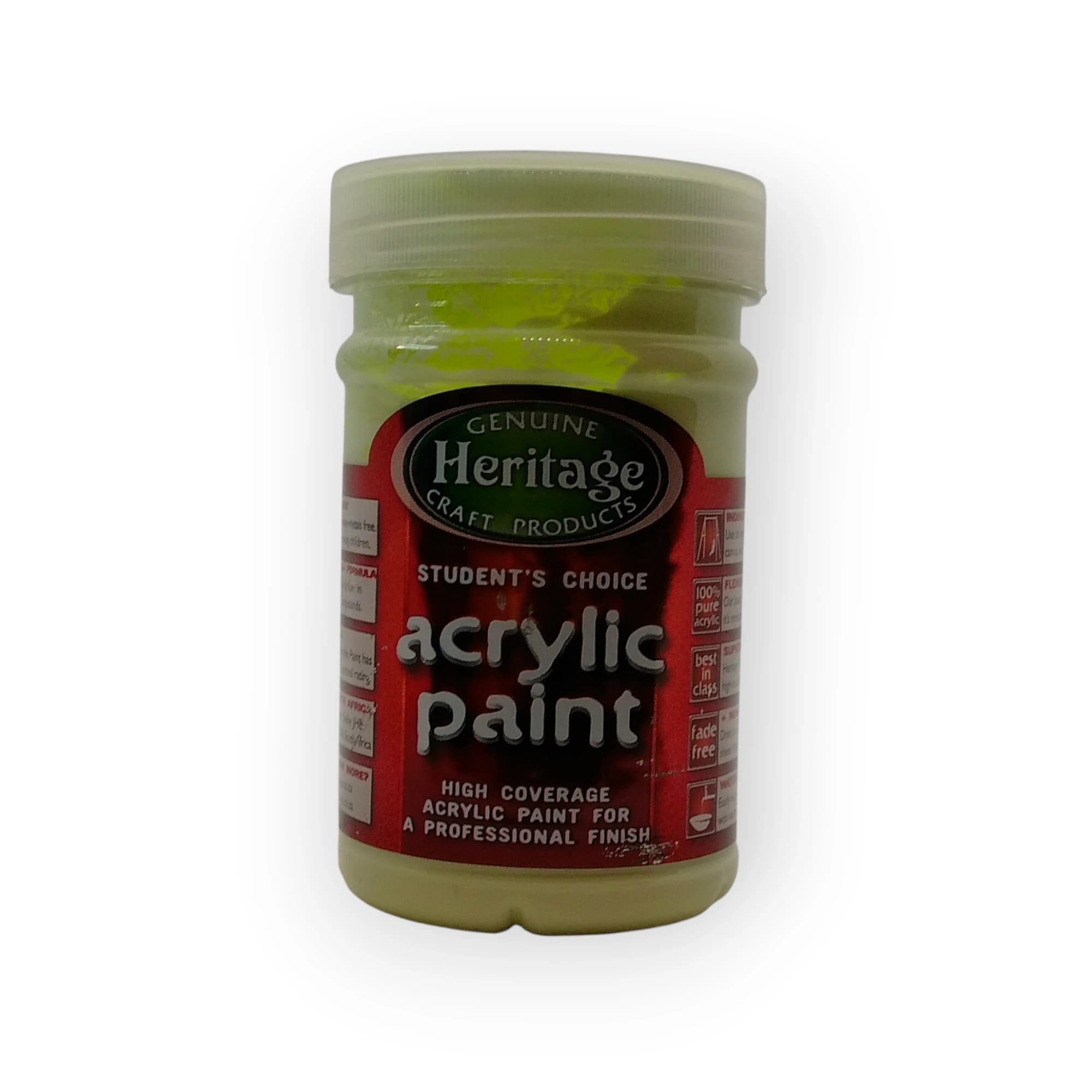 Heritage Acrylic Paint (Daffodil) 250ml