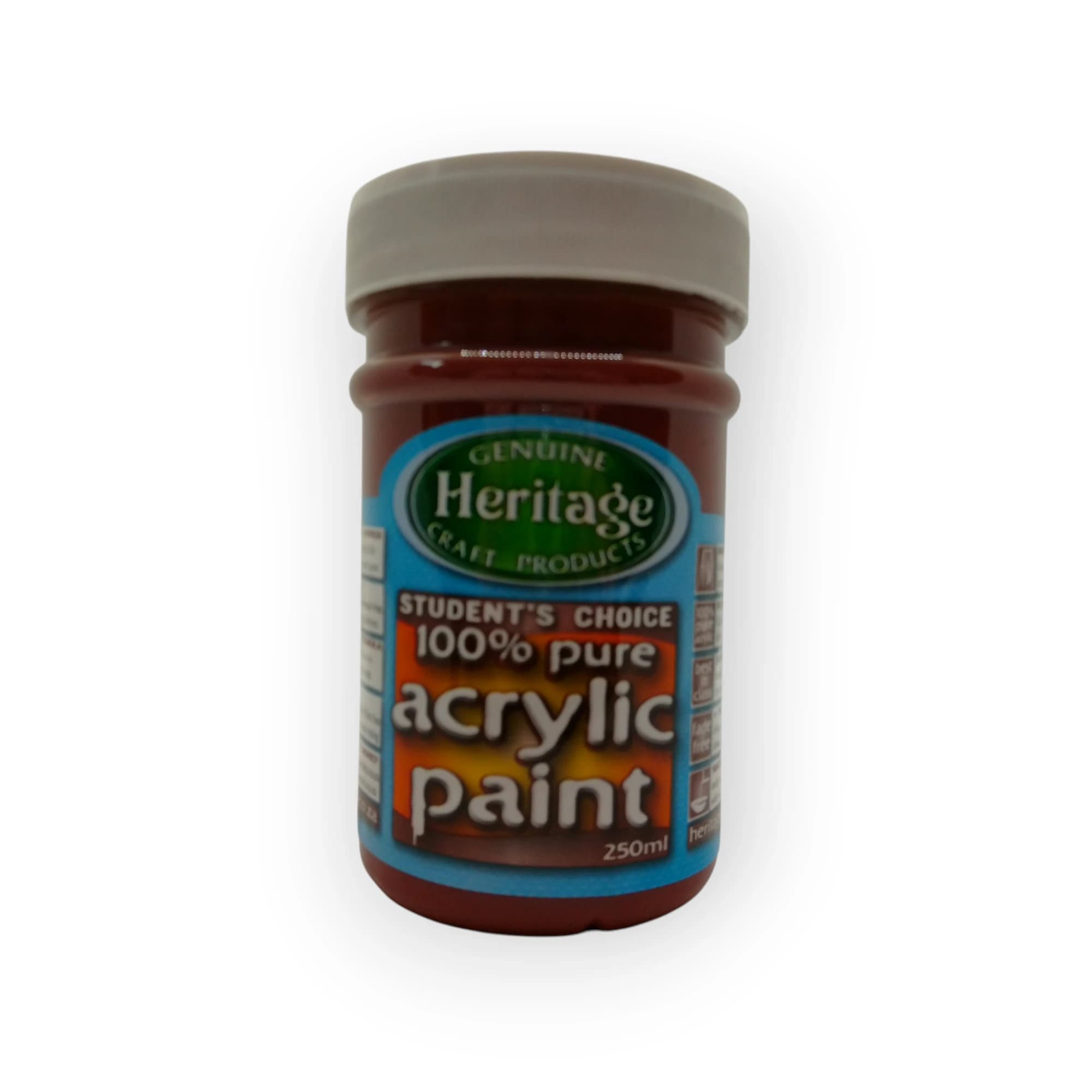 Heritage Acrylic Paint (Walnut Brown) 250ml