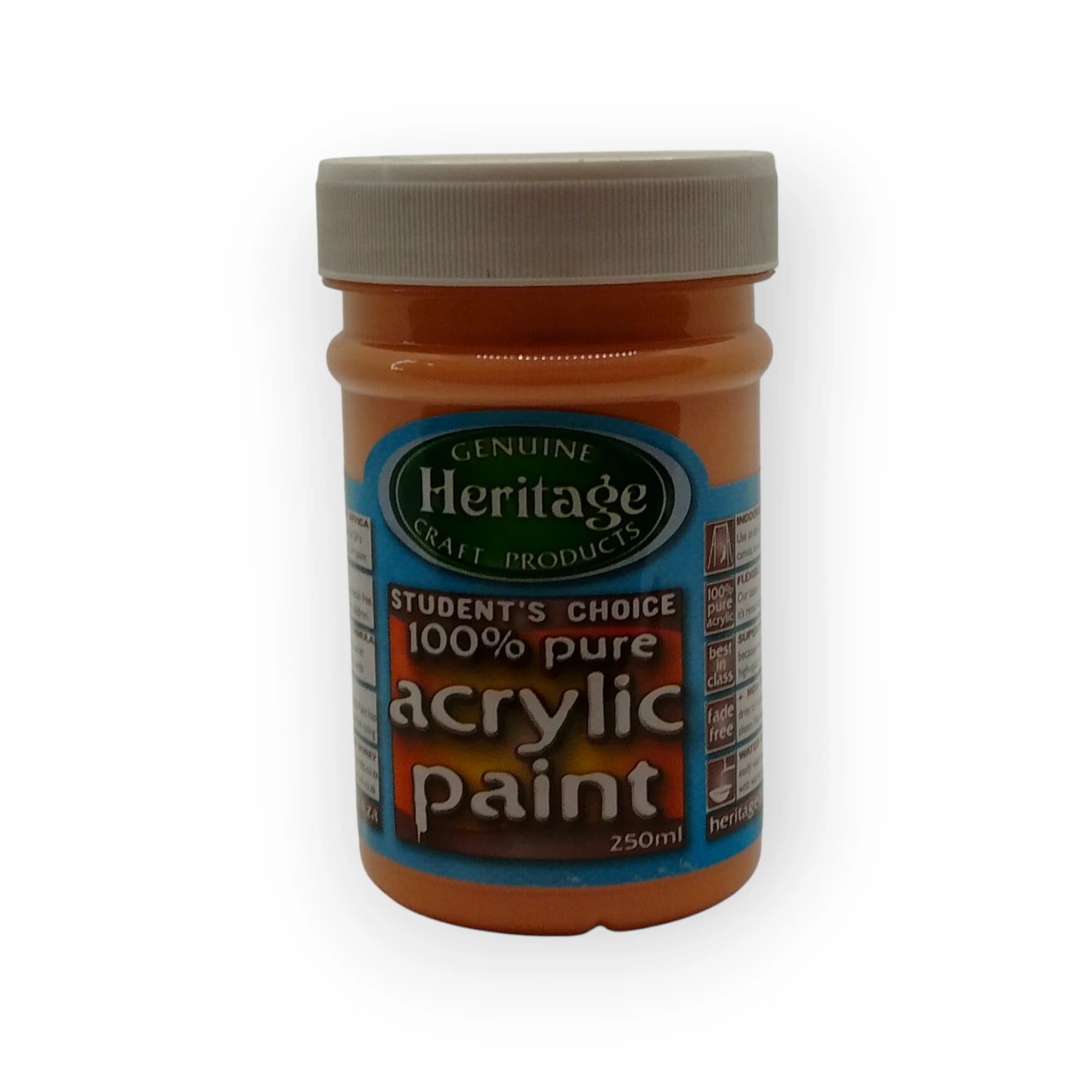 Heritage Acrylic Paint (Suede) 250ml
