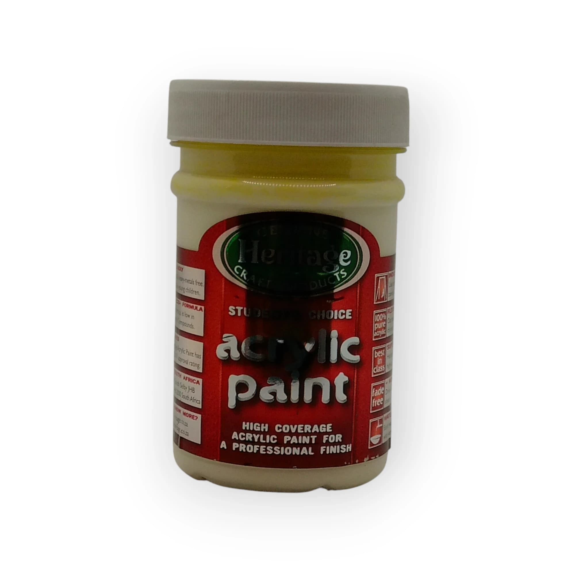 Heritage Acrylic Paint (White Flake) 250ml