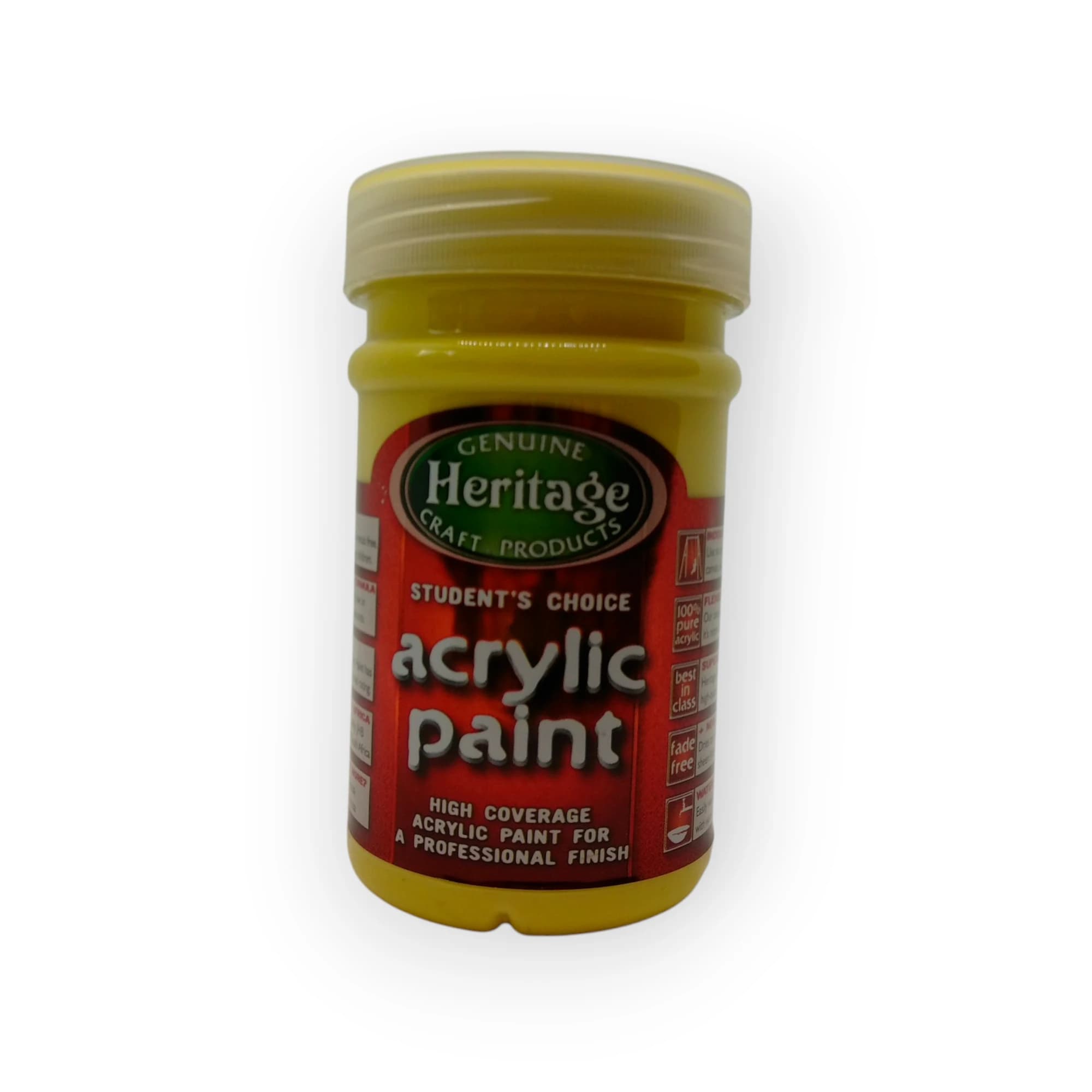 Heritage Acrylic Paint (Primrose) 250ml