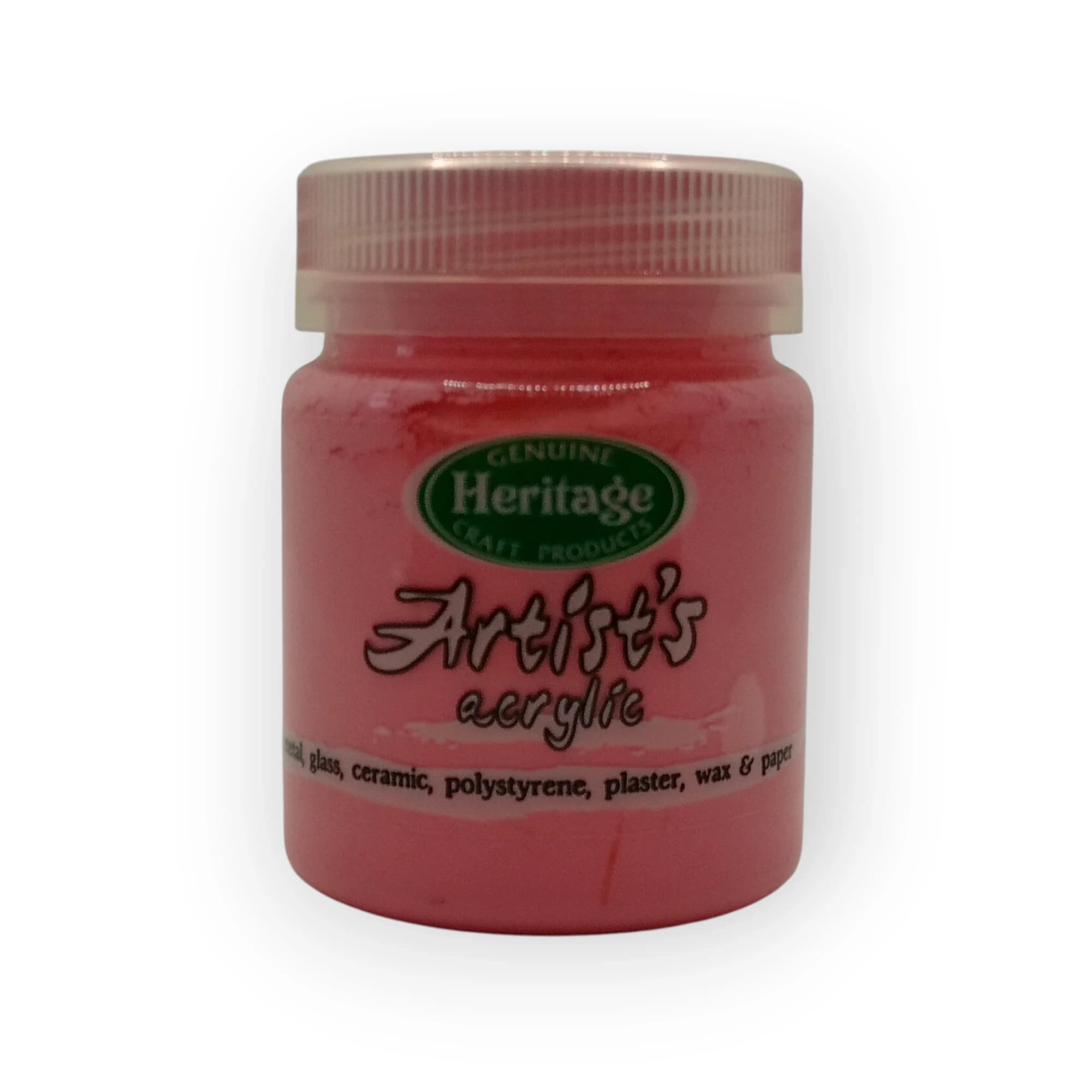 Heritage Acrylic Paint (Carnation Pink) 100ml