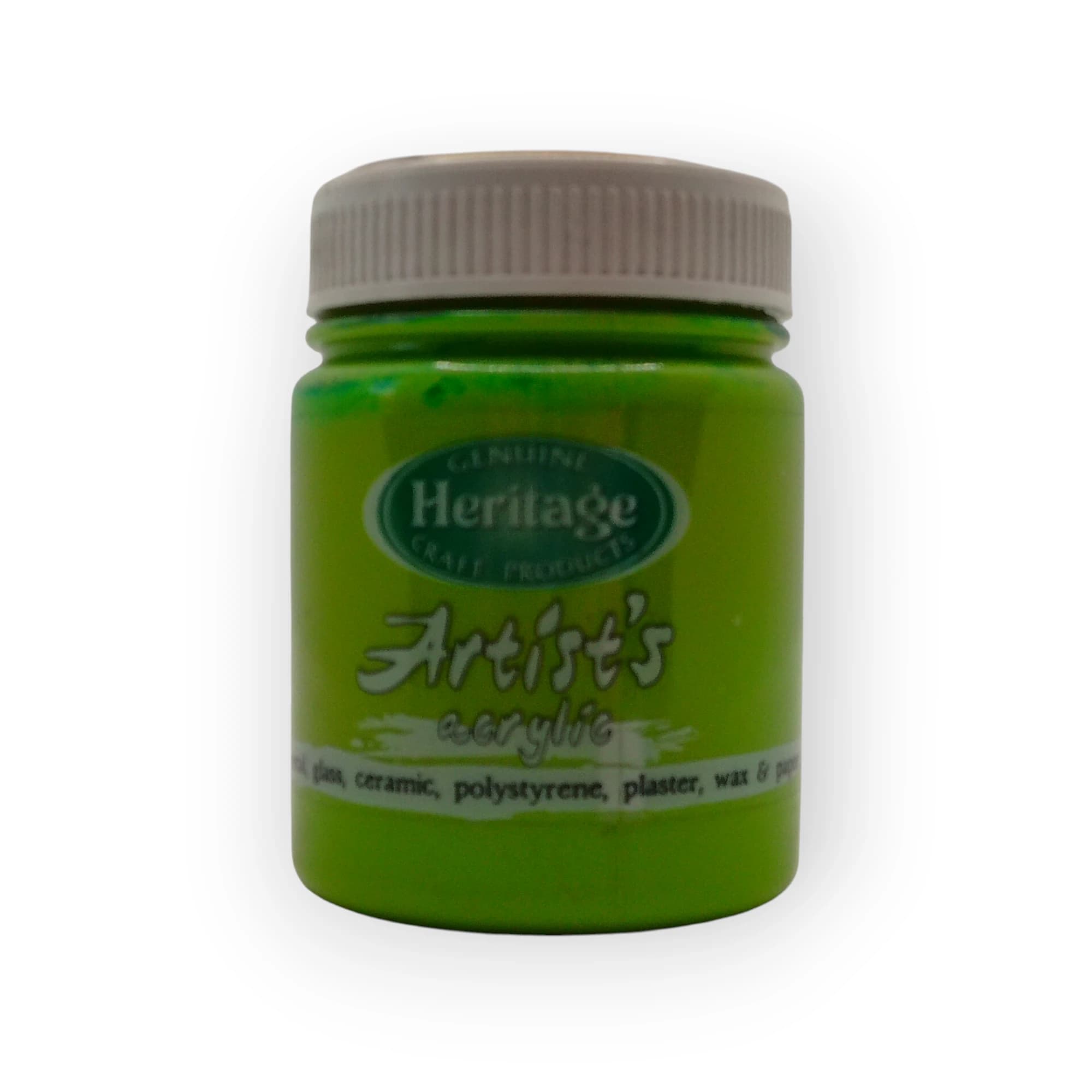 Heritage Acrylic Paint (Apple Green) 100ml