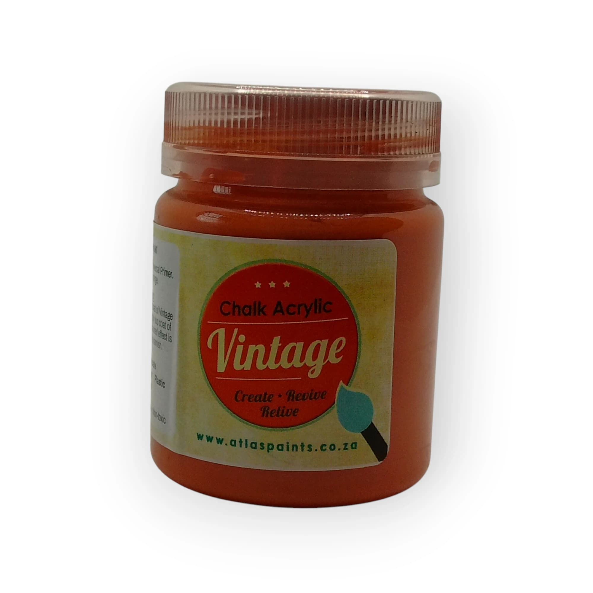 Vintage Paint Rust Orange