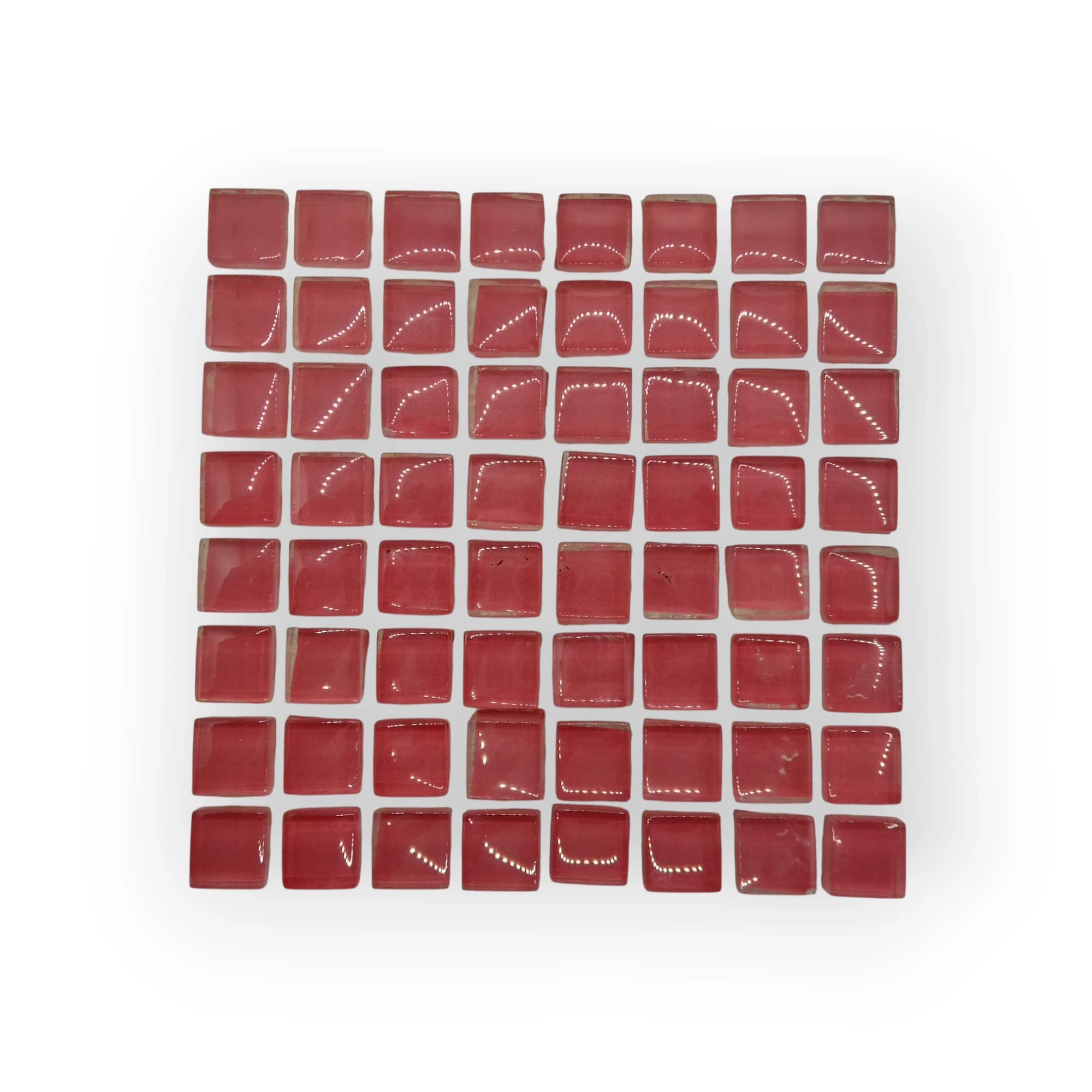 Sheet Of Extra Small Blush Mosaic Tiles