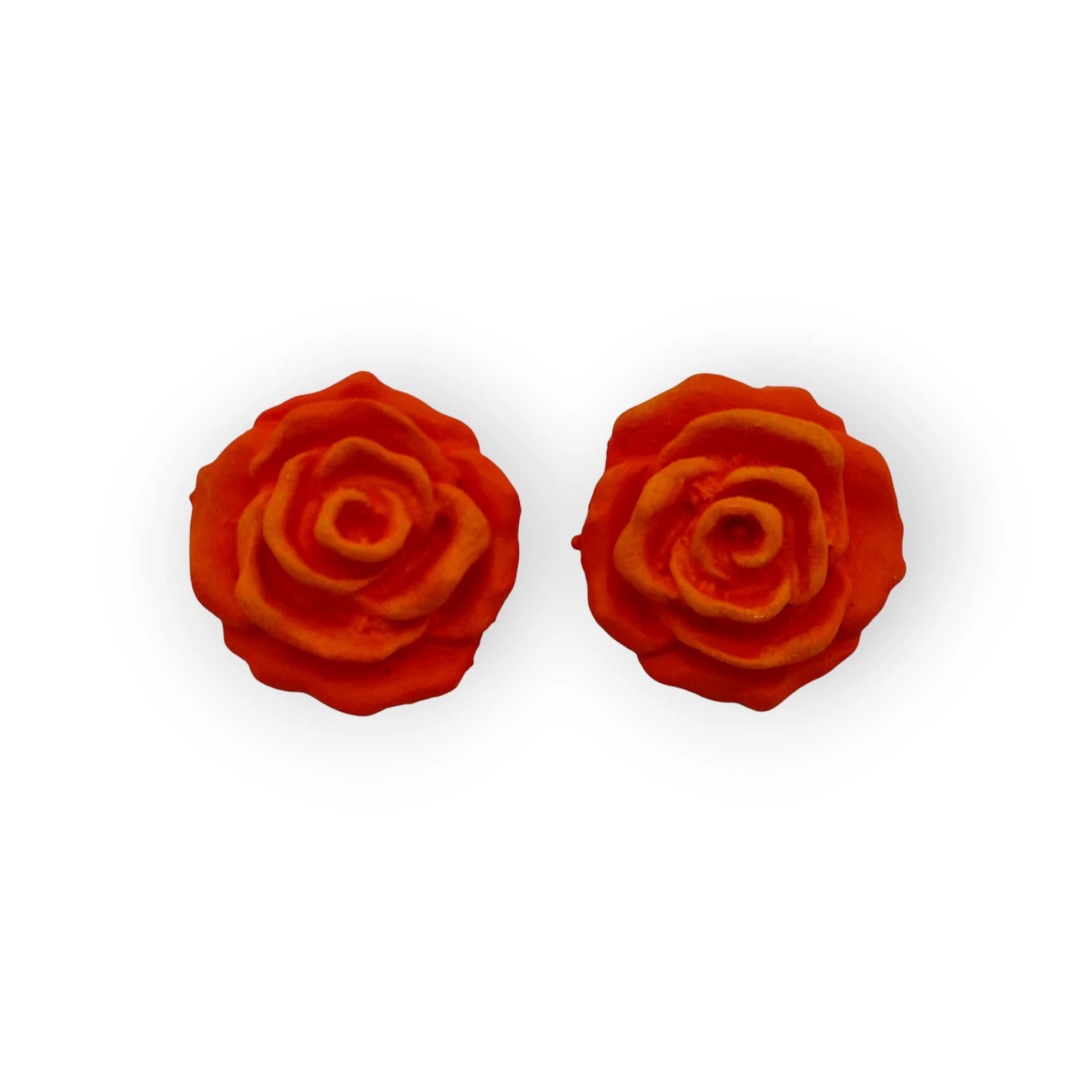 Ceramic Insert Rose Orange 2 Pcs