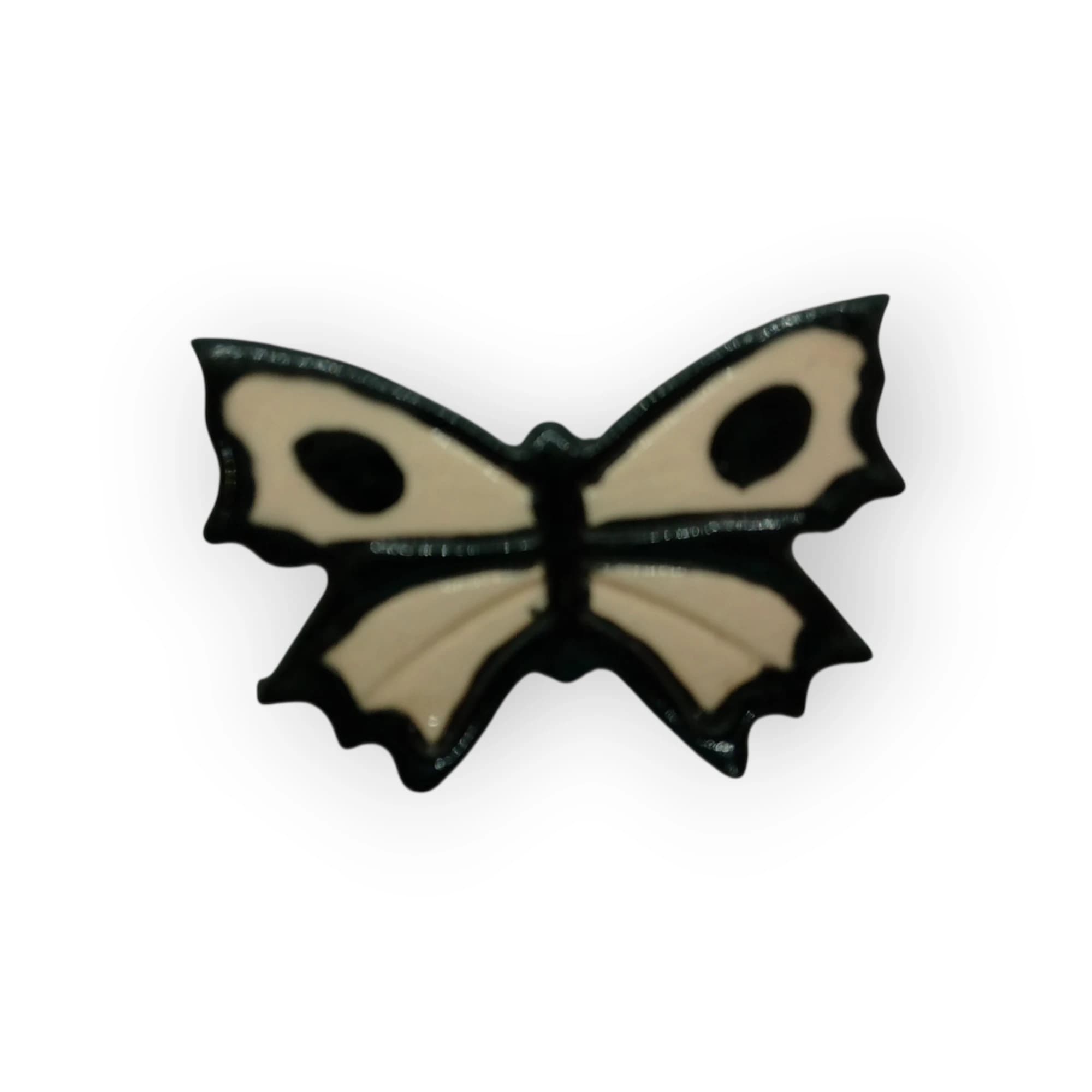 Ceramic Insert Butterfly Black