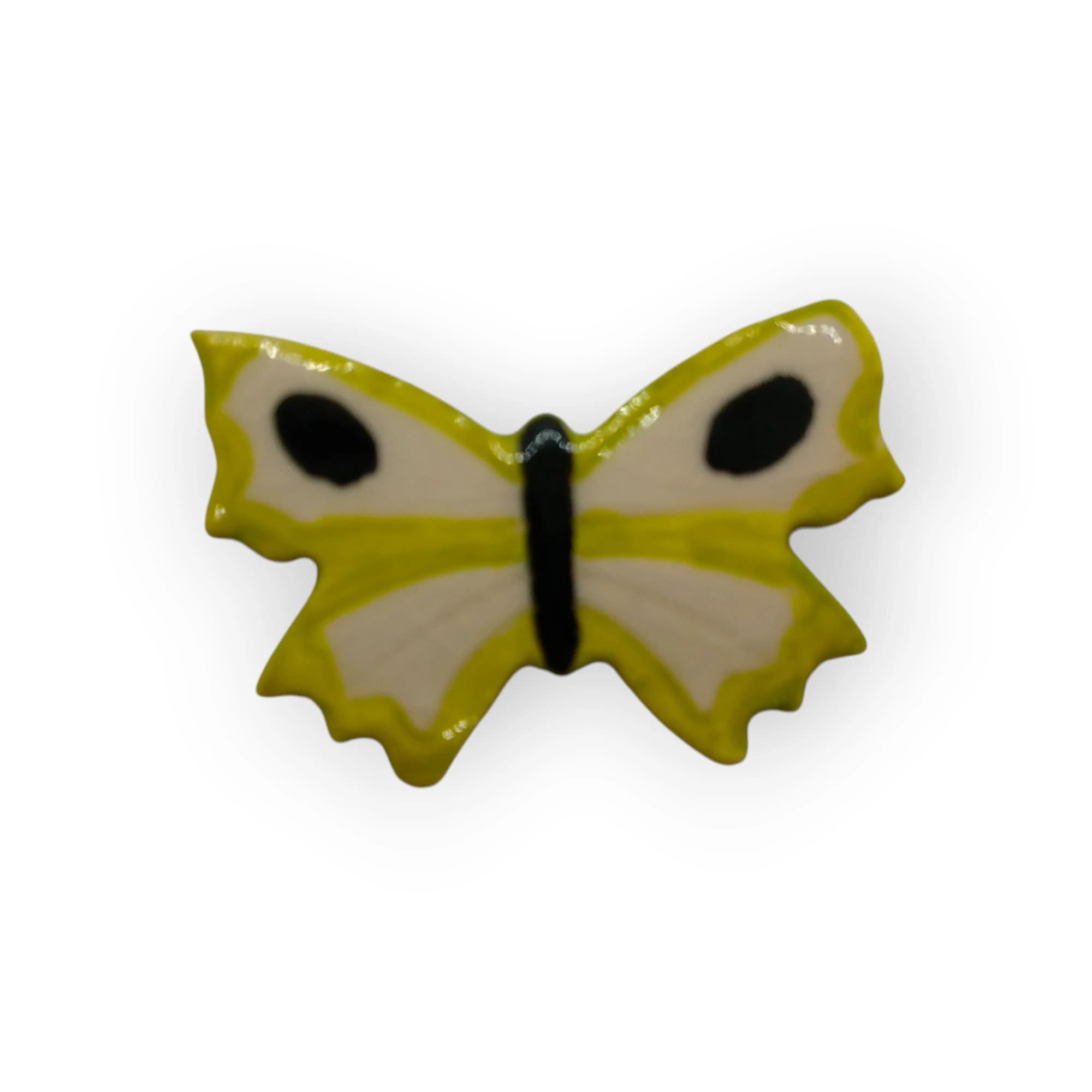 Ceramic Insert Butterfly Lime