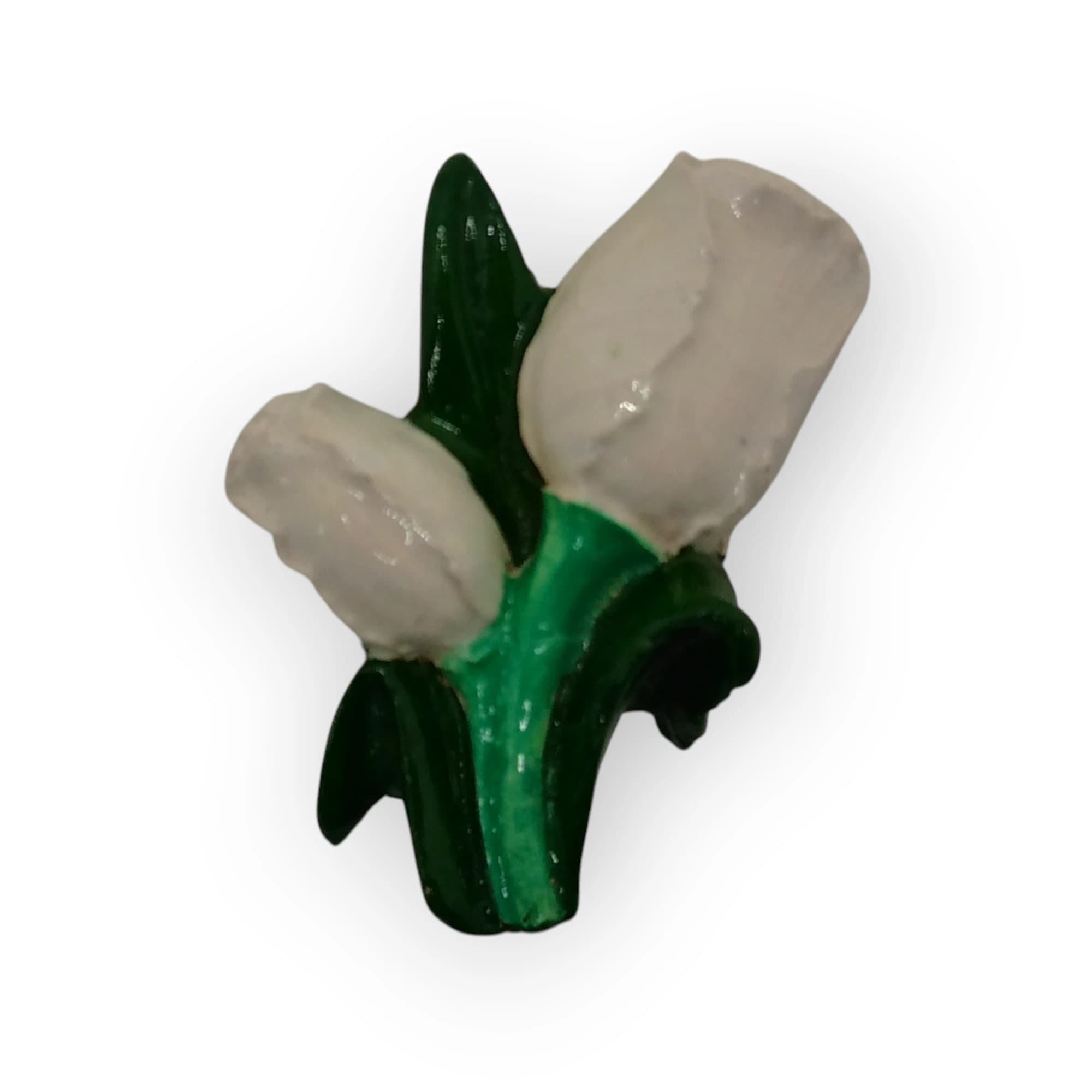 Ceramic Insert Rose Bud White