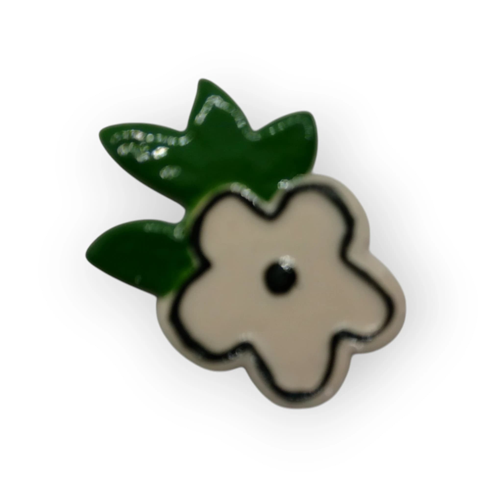 Ceramic Insert Pansy White