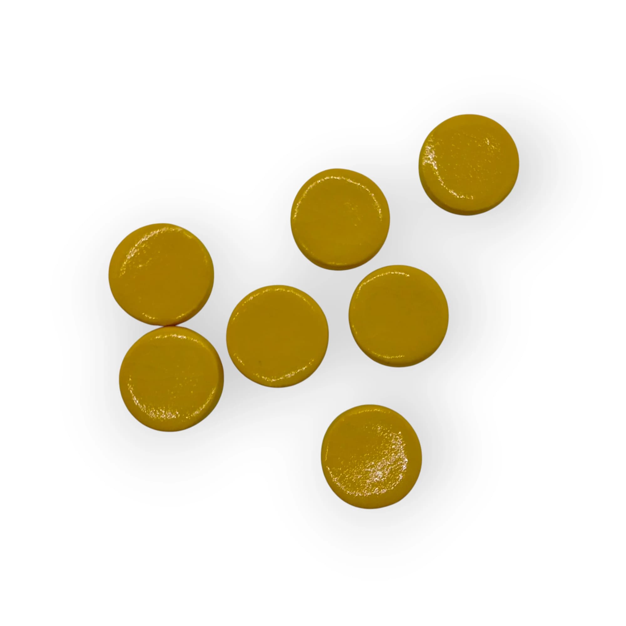 Ceramic Insert Button Yellow