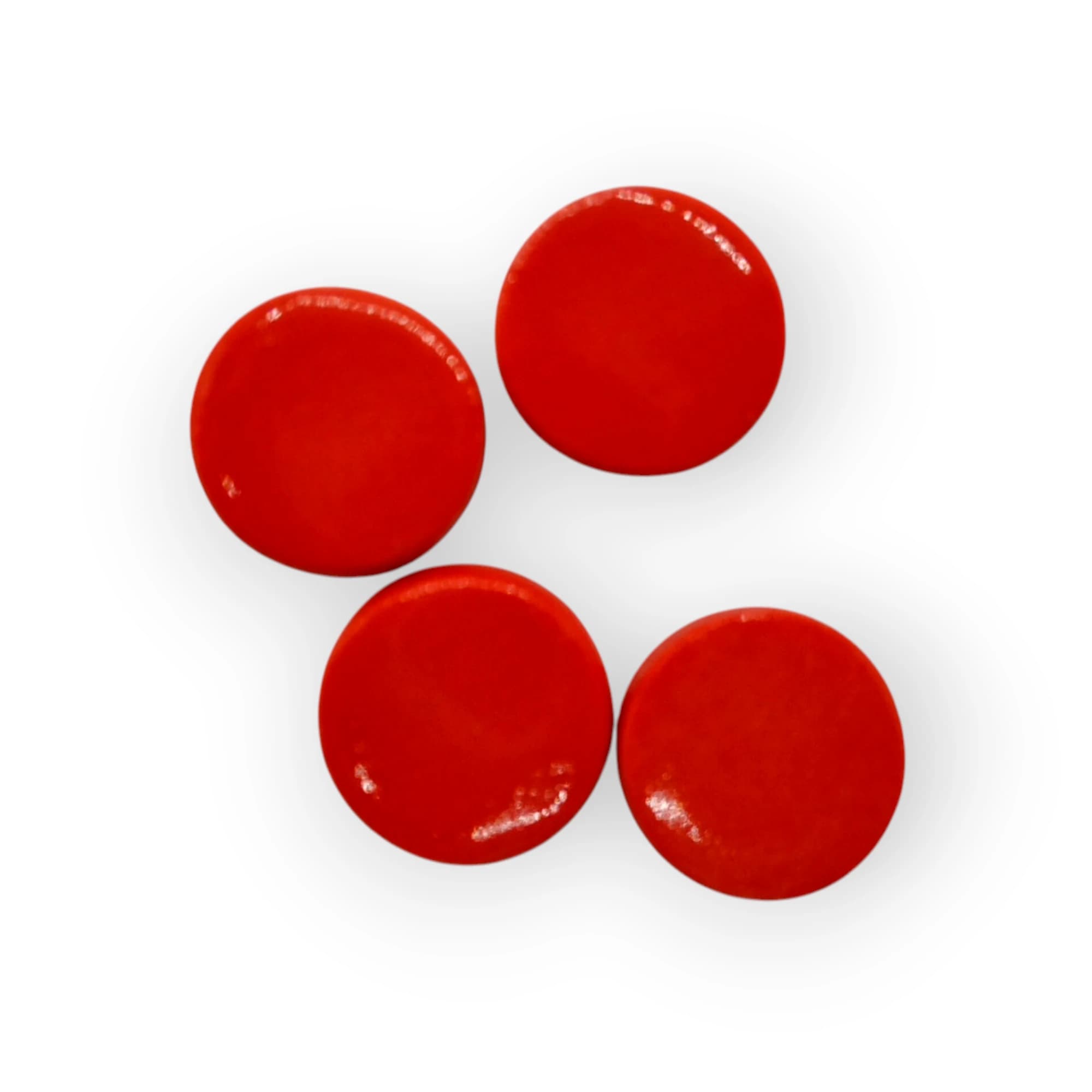 Ceramic Insert Button Orange