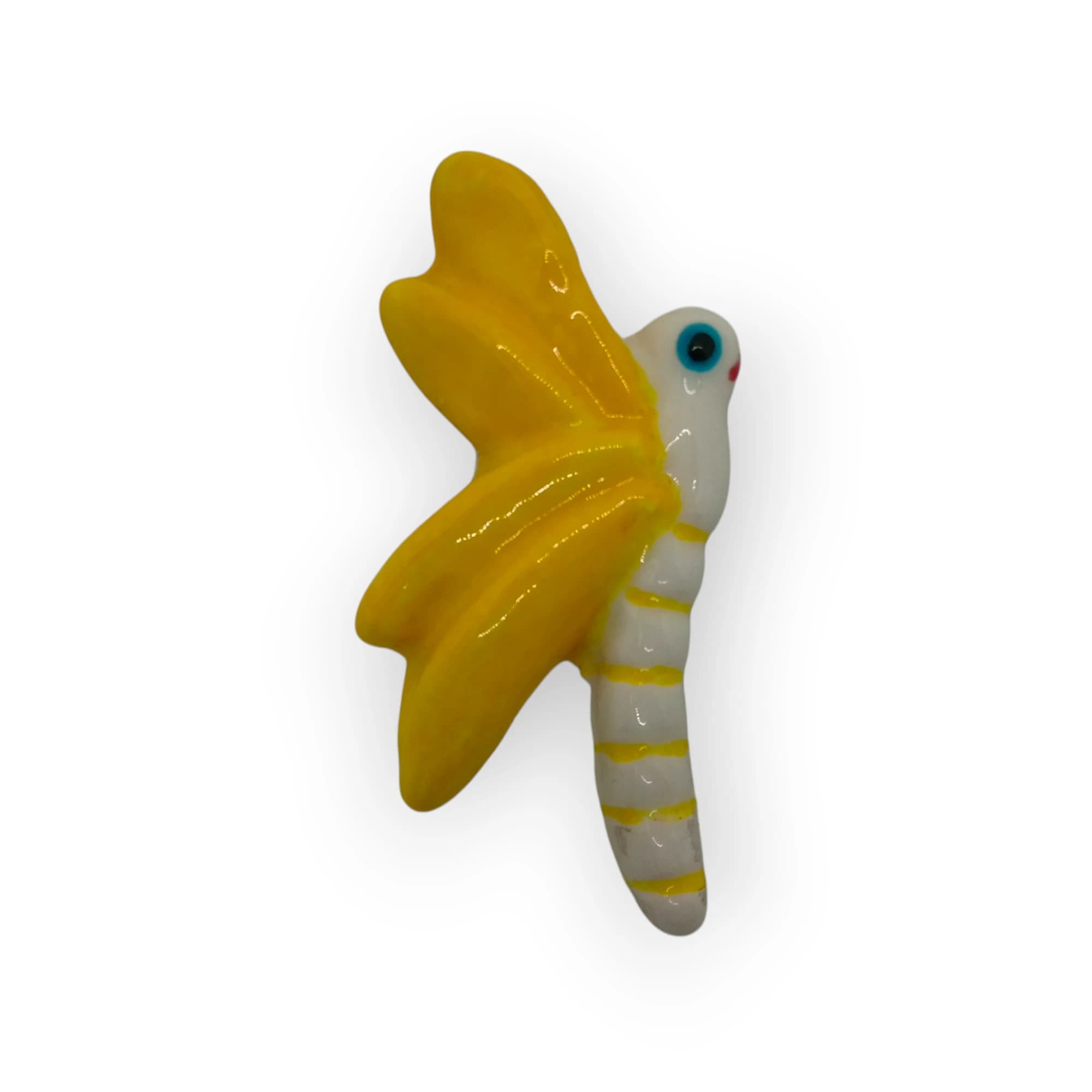 Ceramic Insert Dragon Fly Yellow