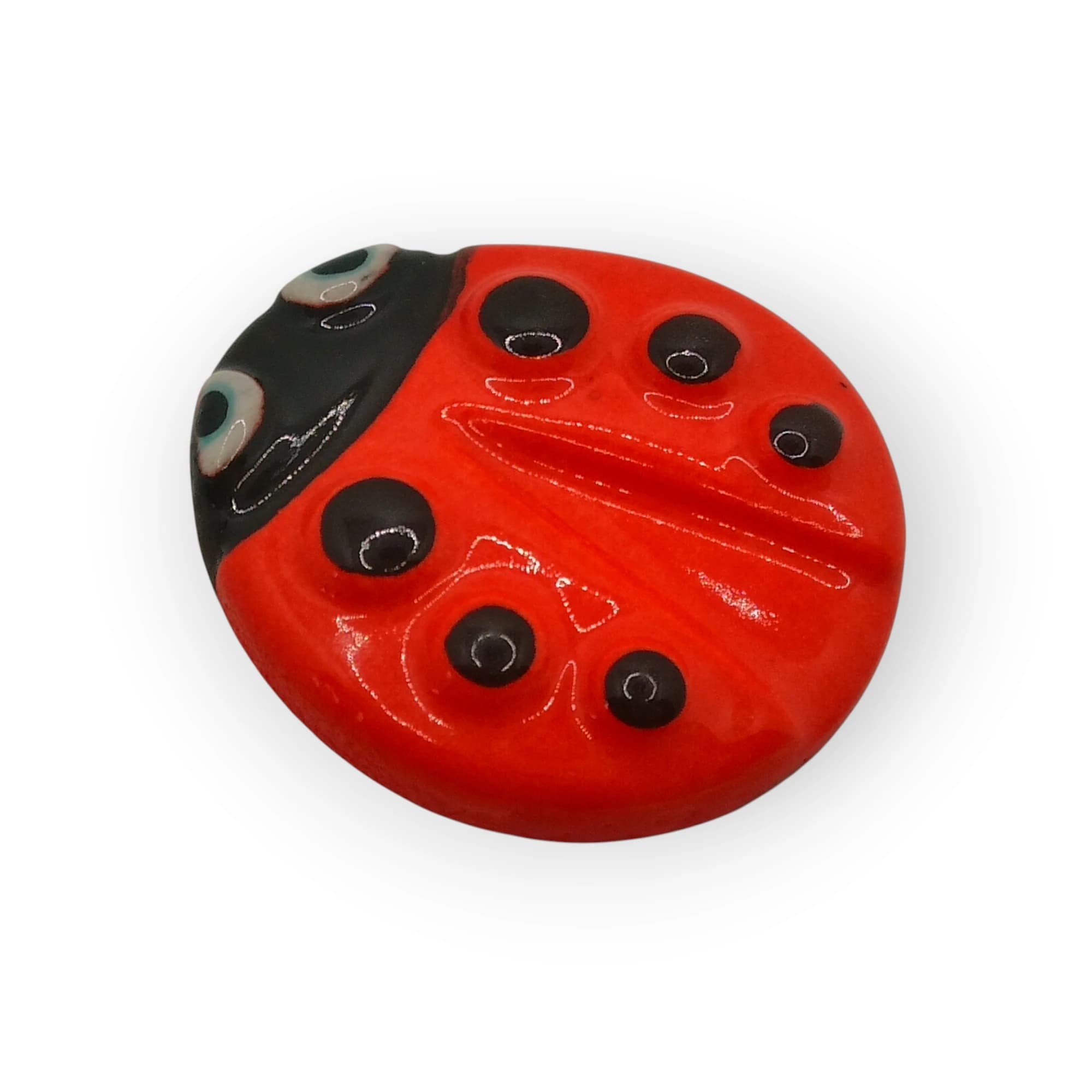 Ceramic Insert Lady Bug Orange