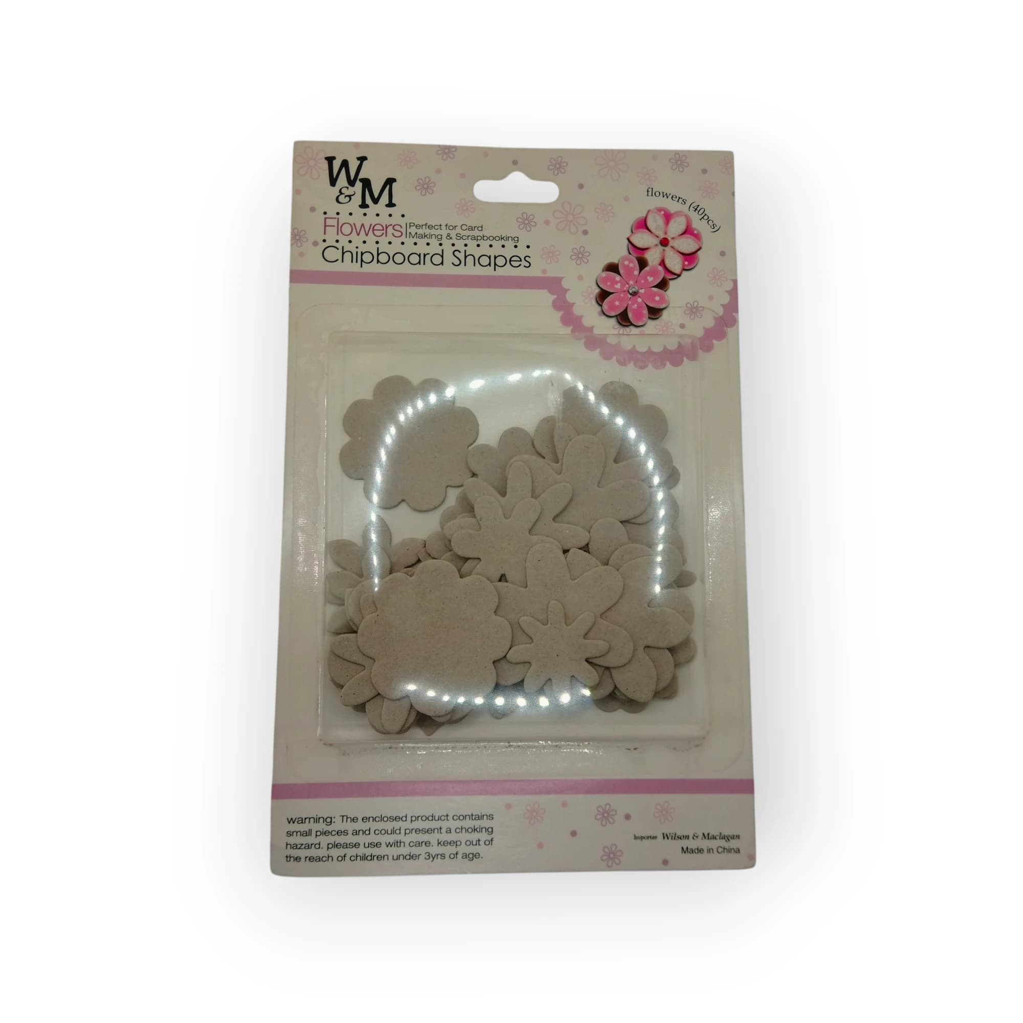 Chipboard Shapes Flowers