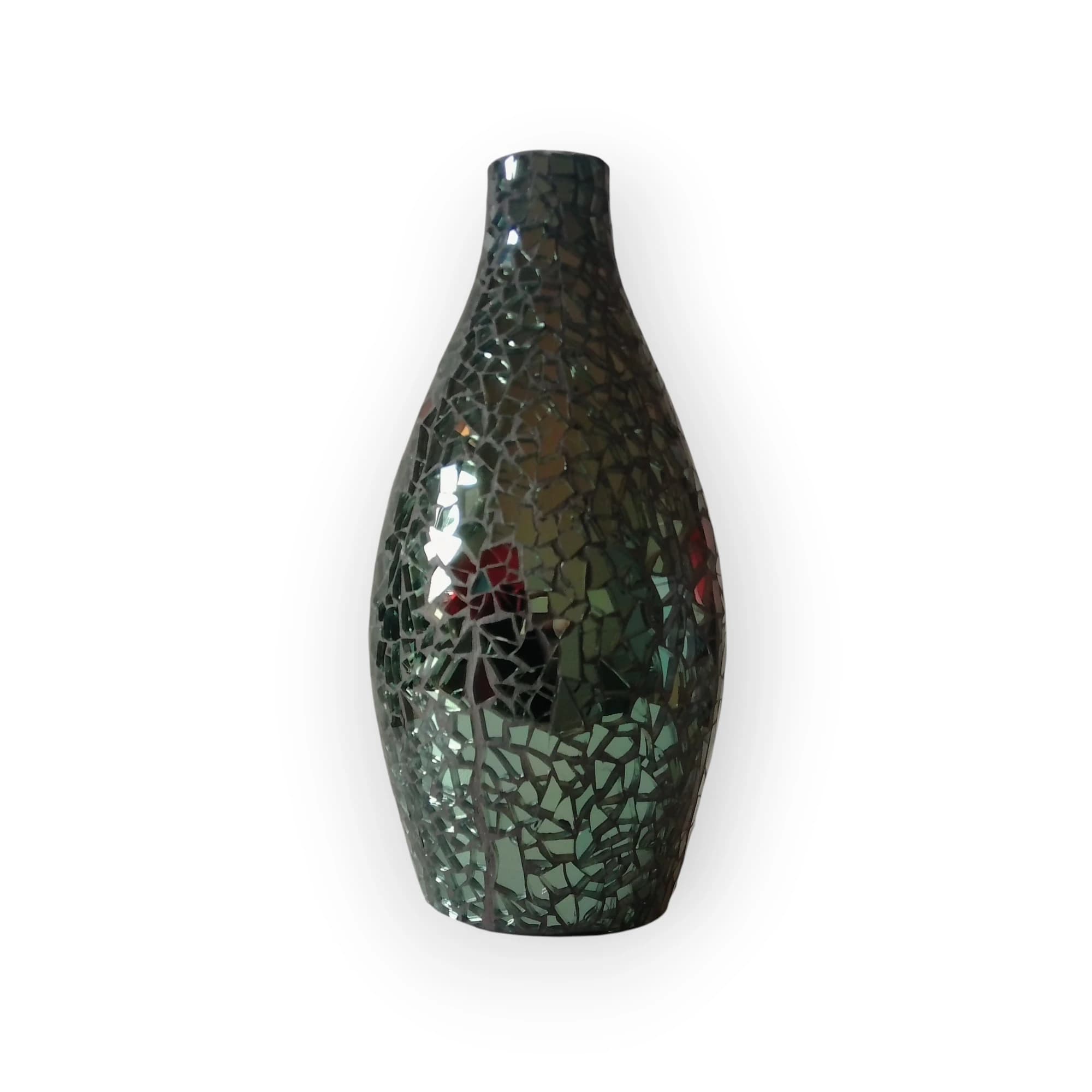Mosaic Mirror Vase