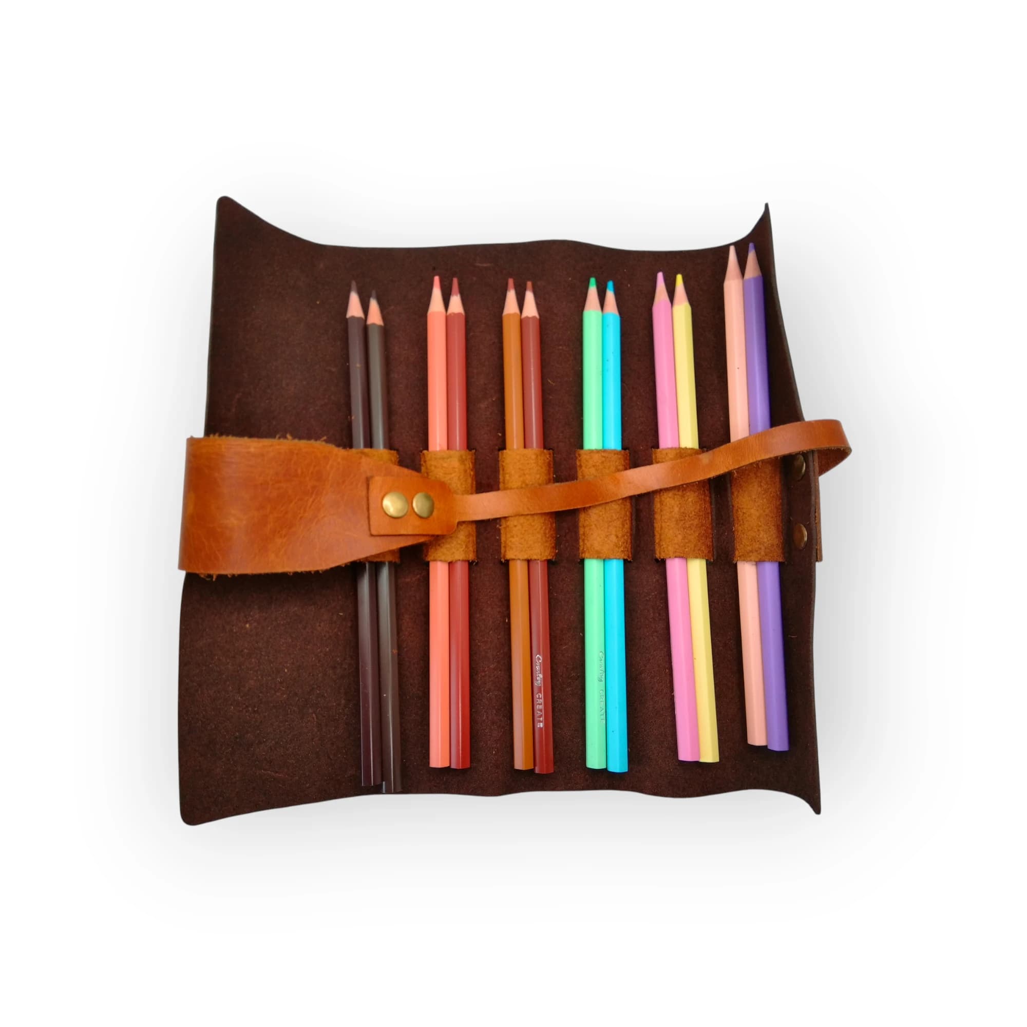 Roll-up pencil bag