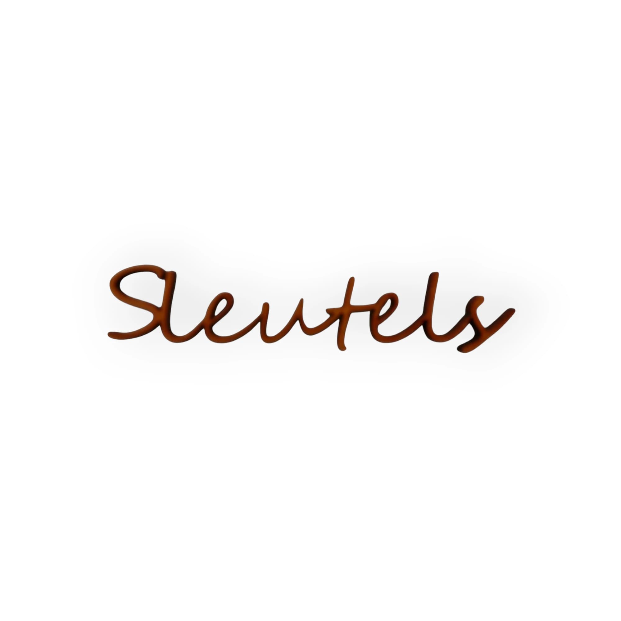 Wood Blank Word Sleutels