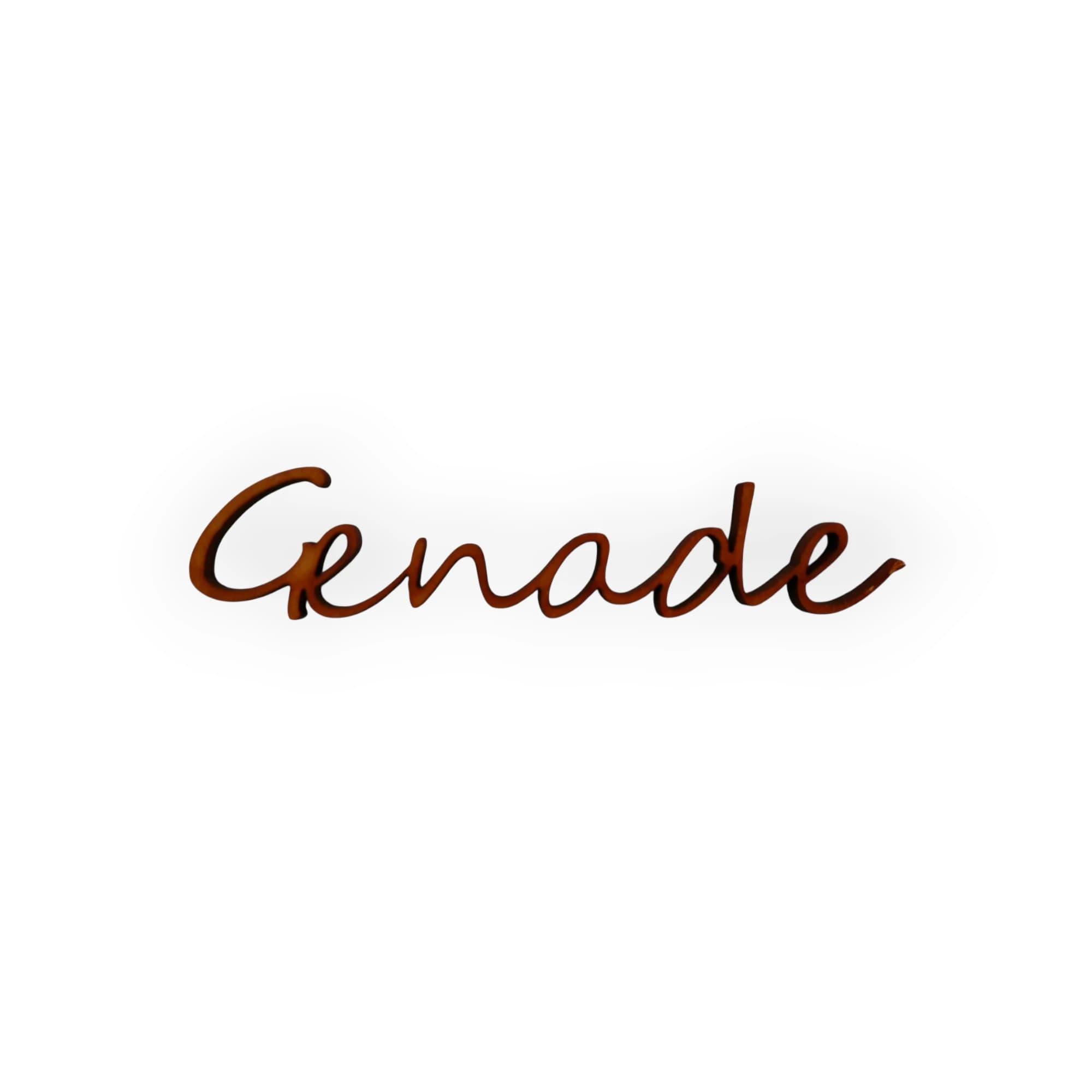 Wood Blank Word Genade