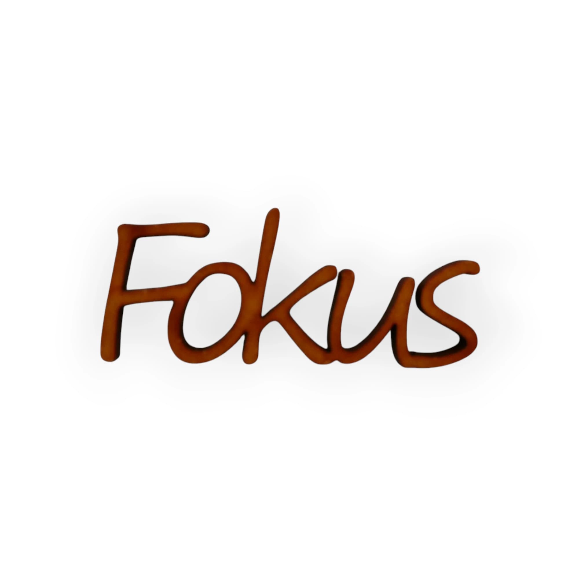 Wood Blank Word Fokus