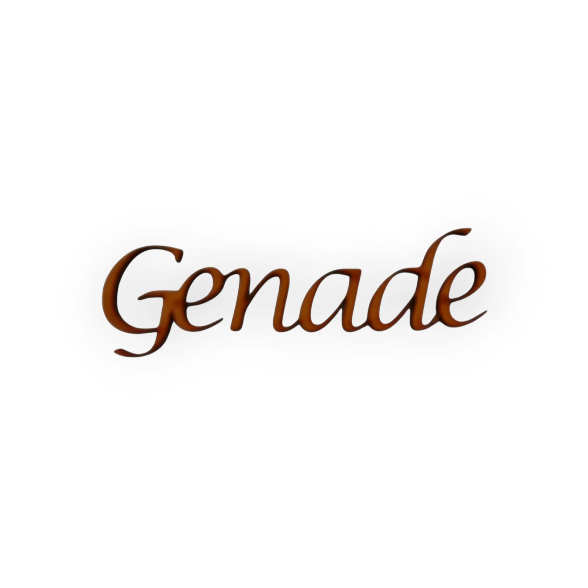 Wood Blank Word Genade