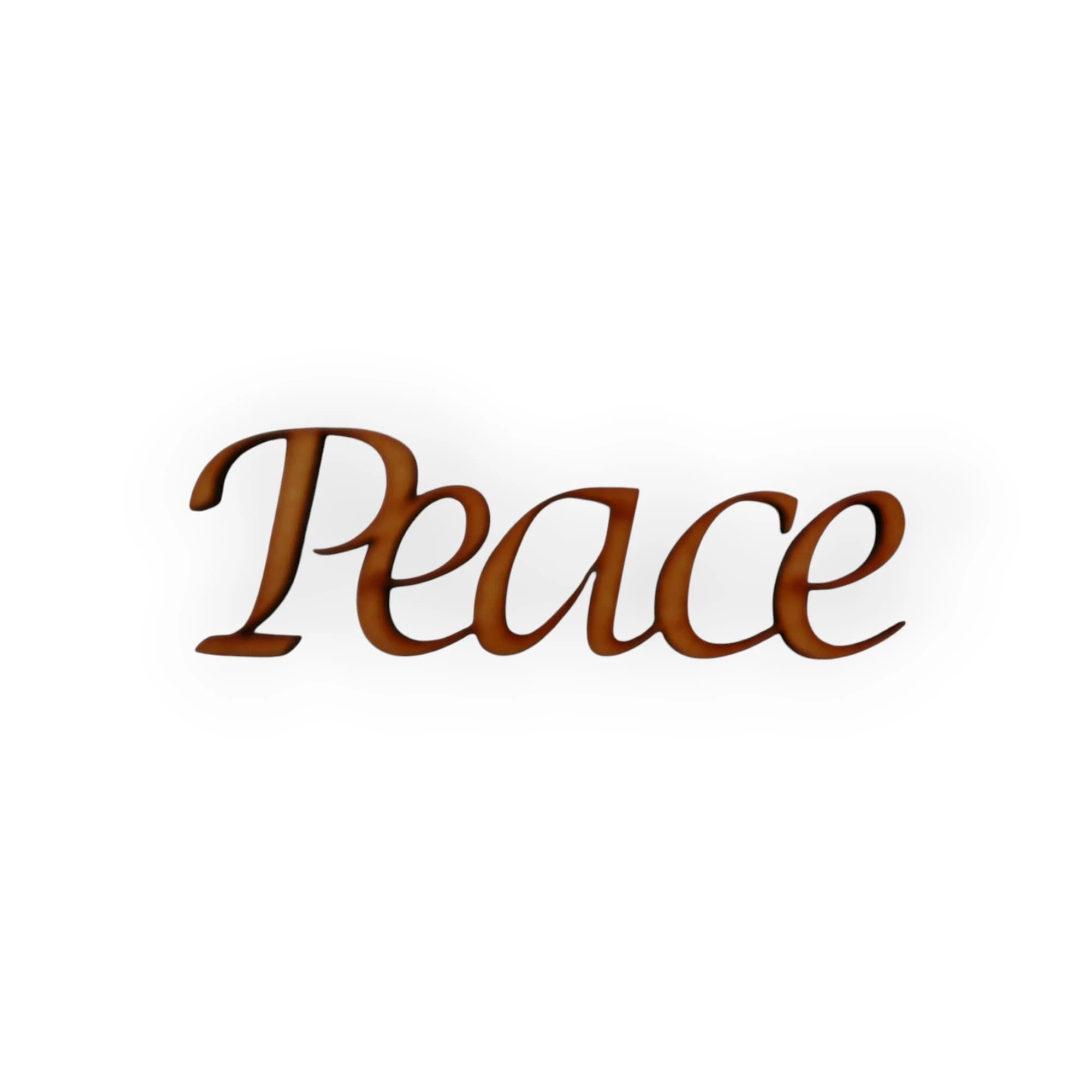Wood Blank Word Peace
