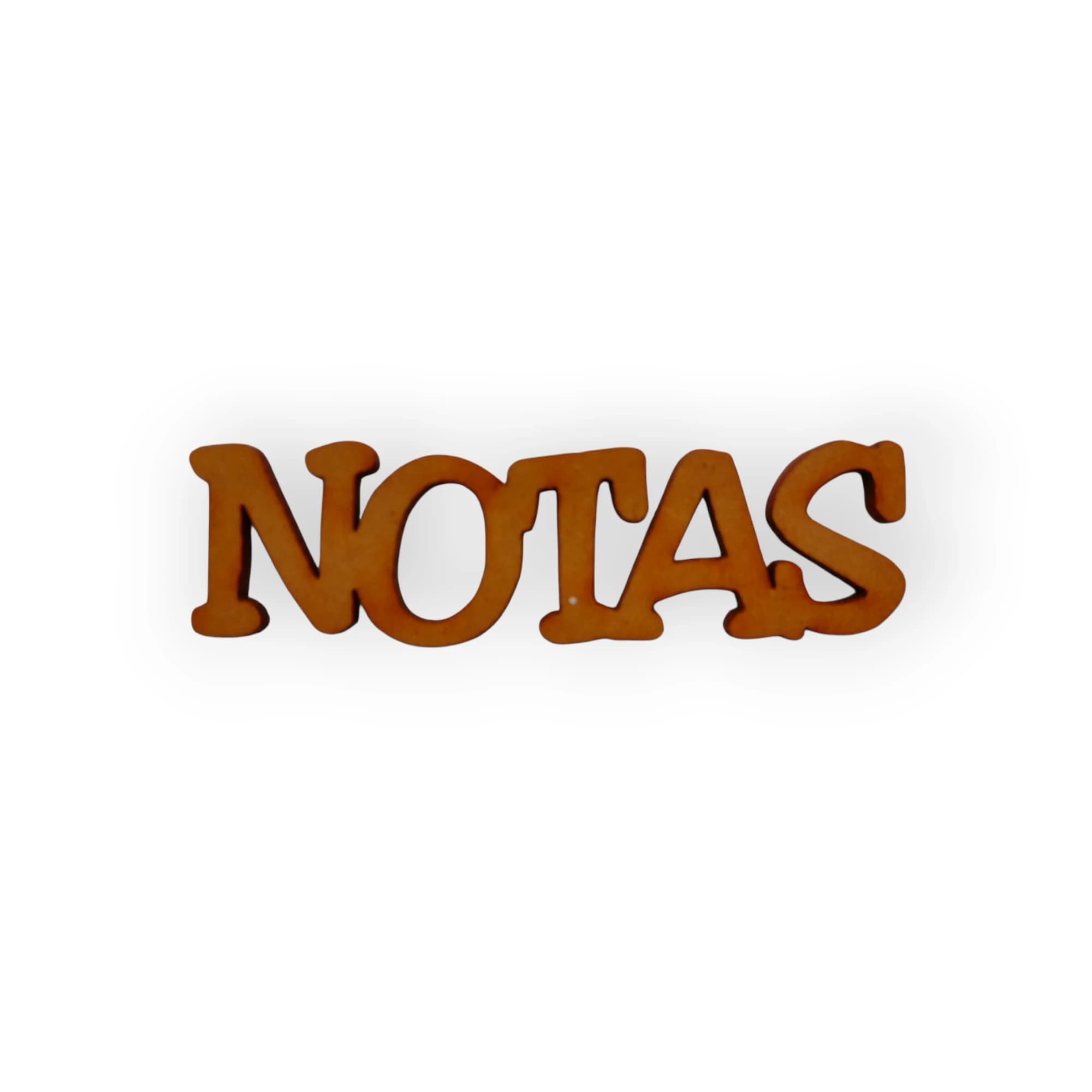 Wood Blank Word Notas