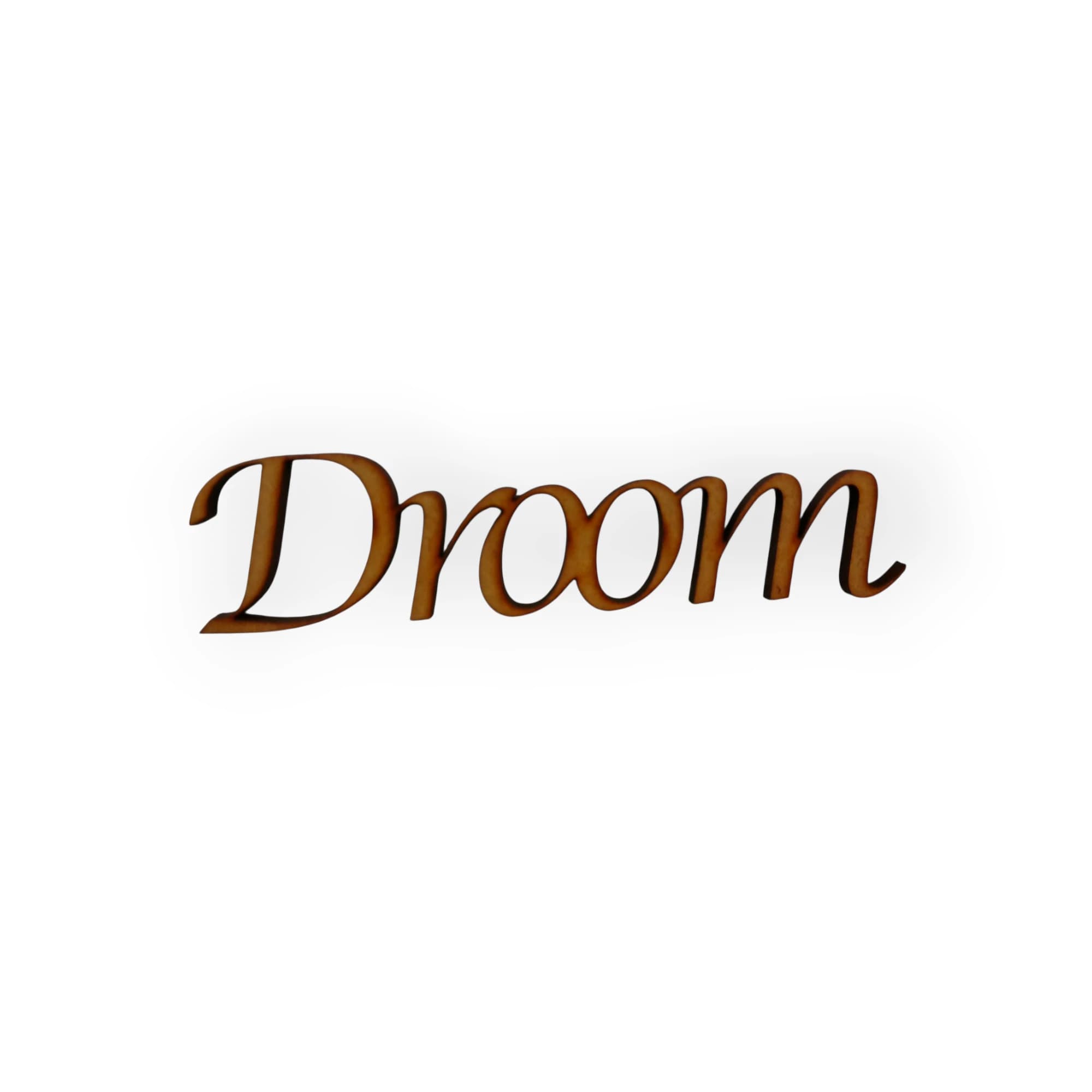 Wood Blank Word Droom