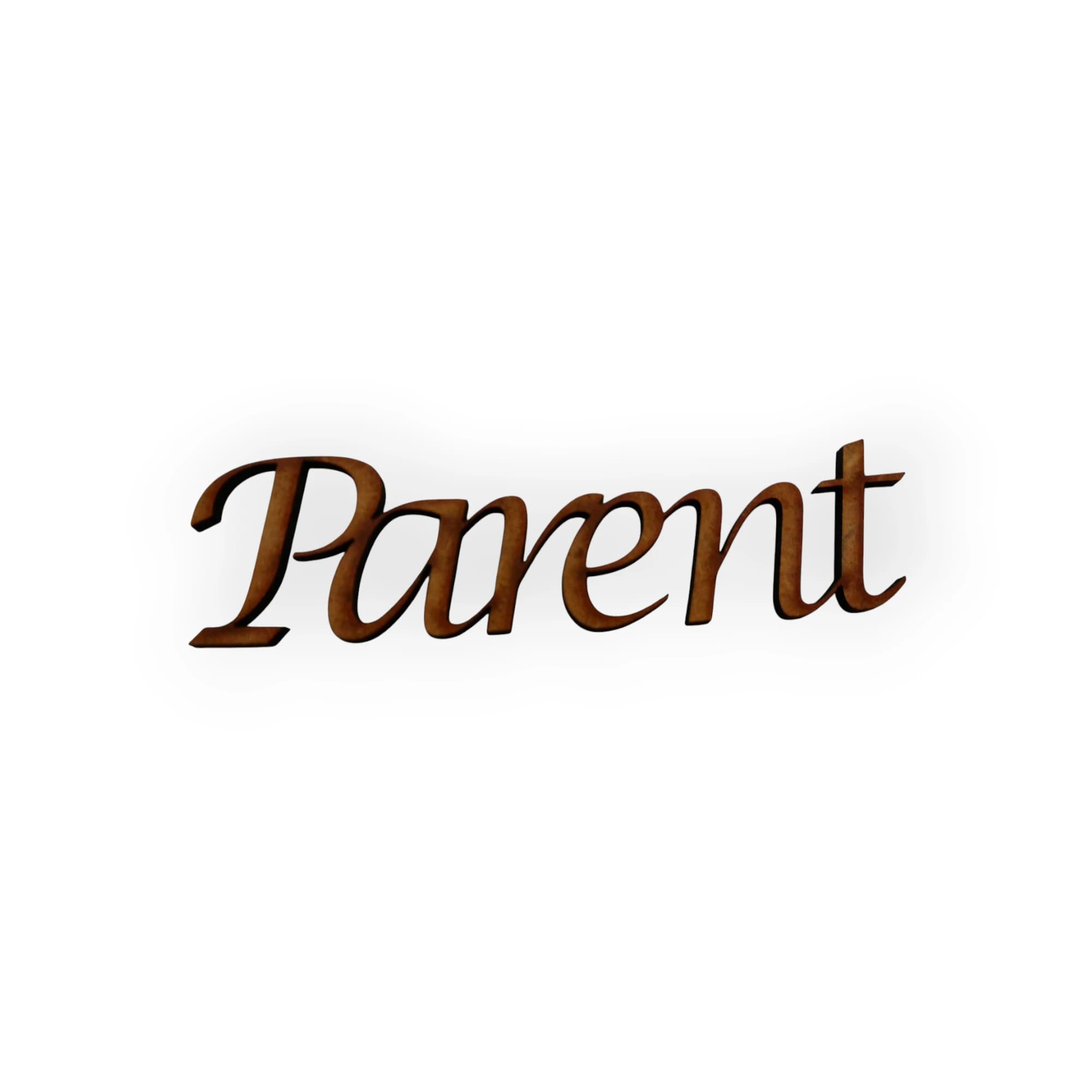 Wood Blank Word Parent