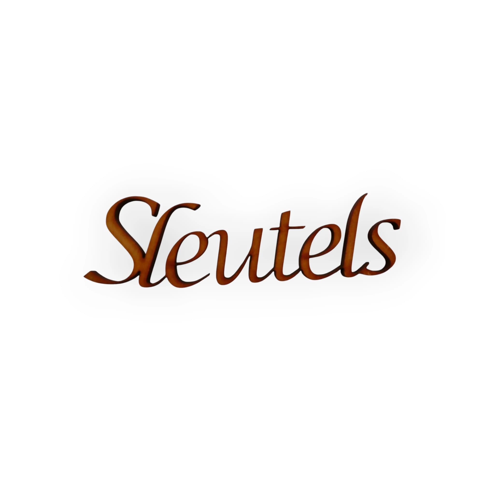 Wood Blank Word Sleutels