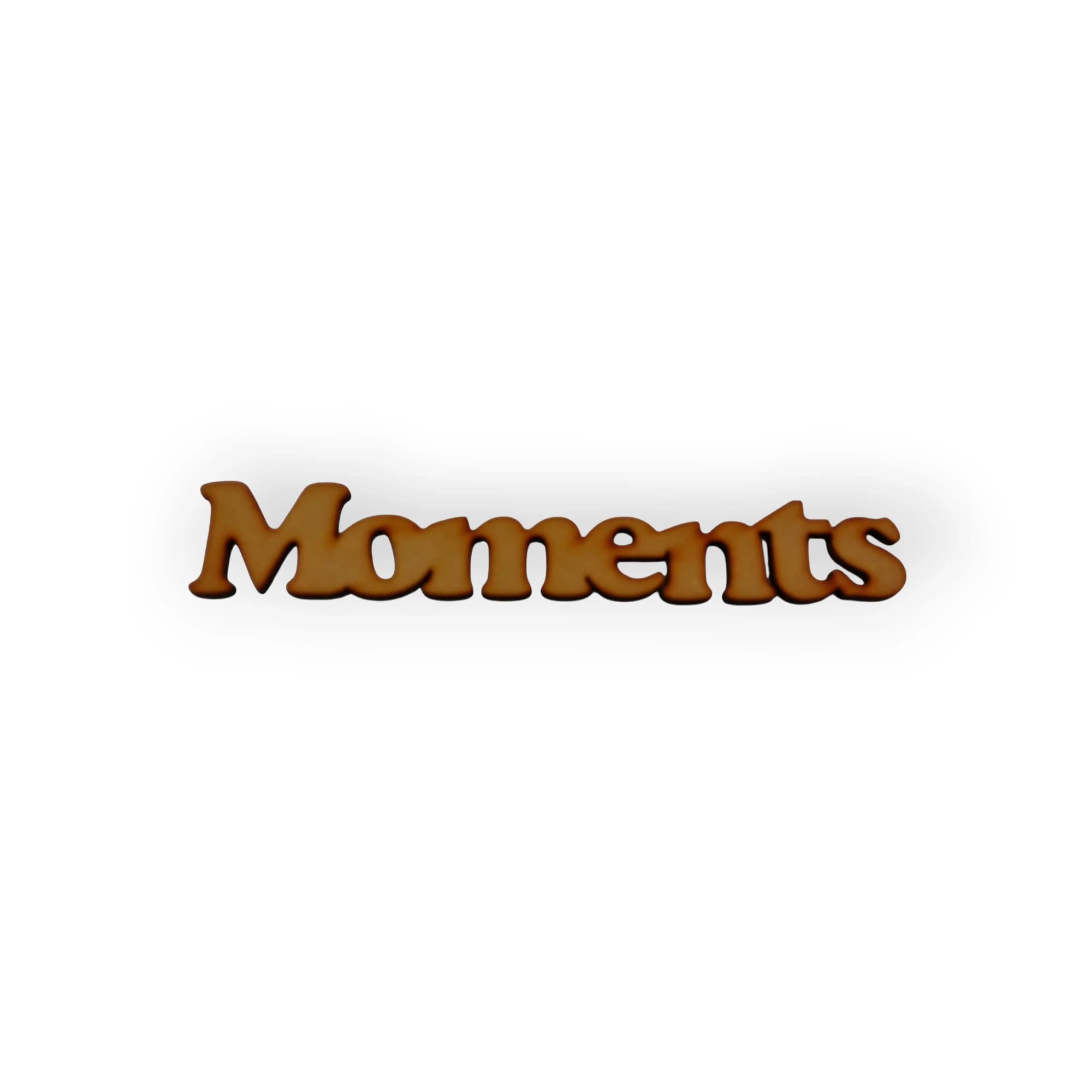 Wood Blank Word Moments