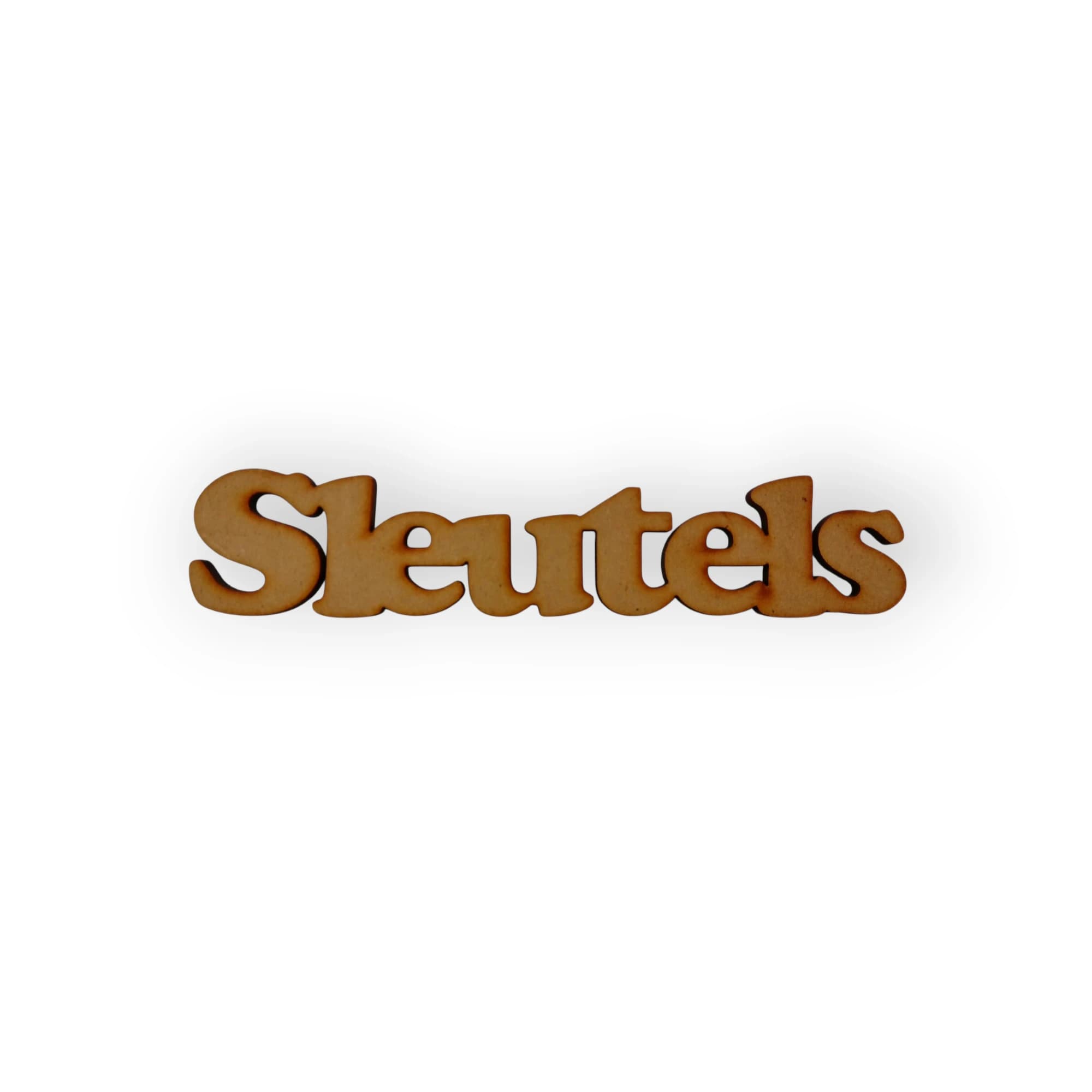 Wood Blank Word Sleutels