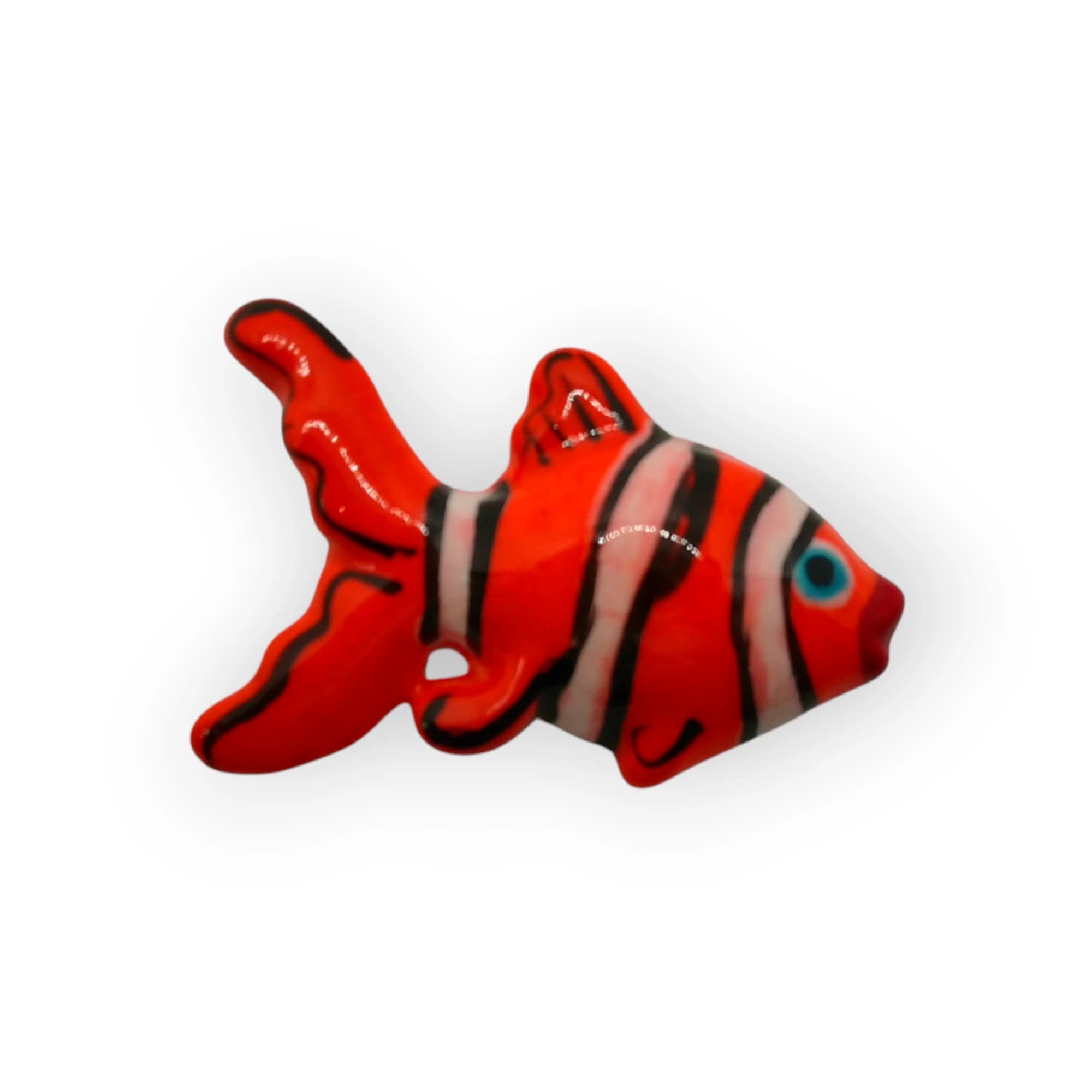 Glazed Ceramic Fish Orange