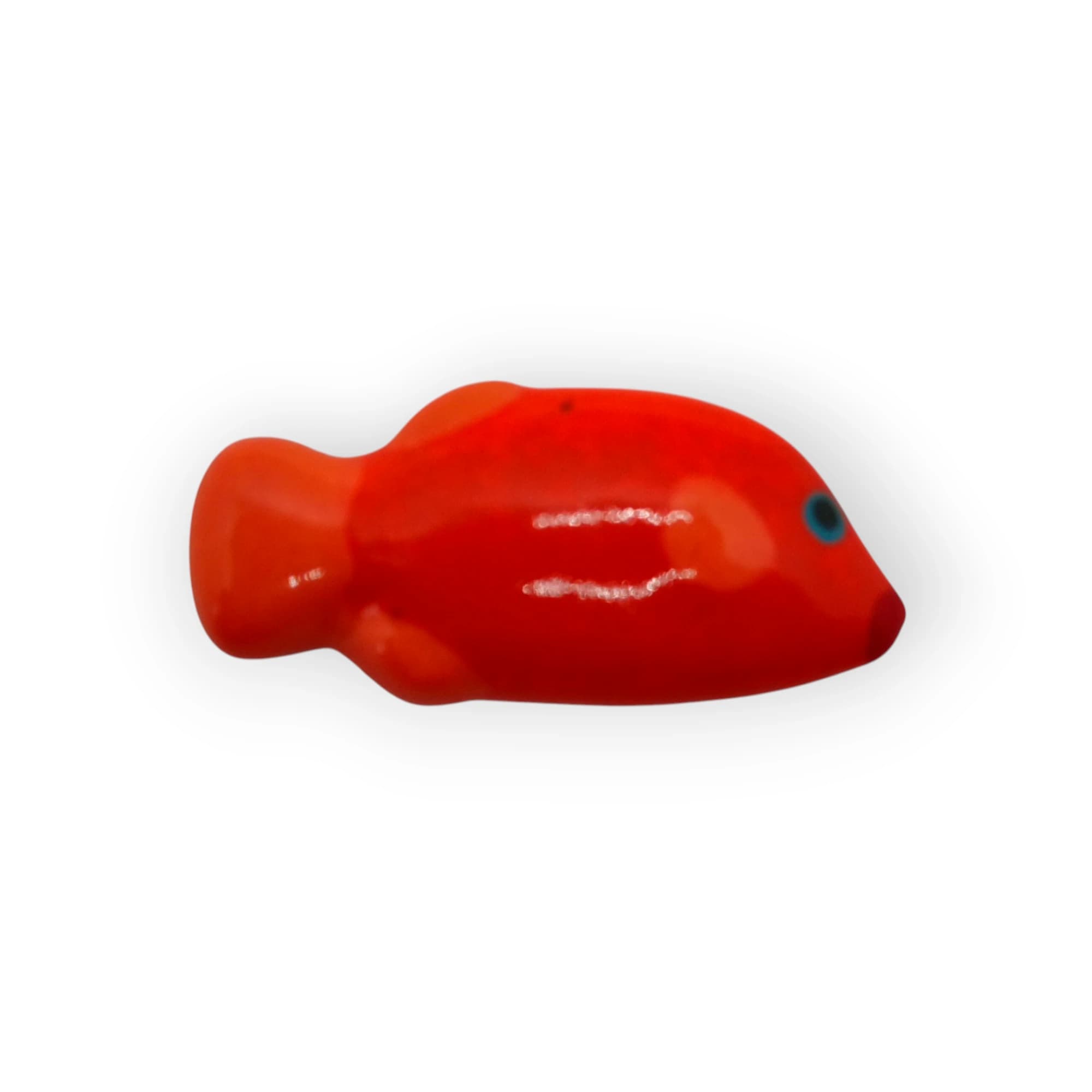 Glazed Ceramic Fish Orange