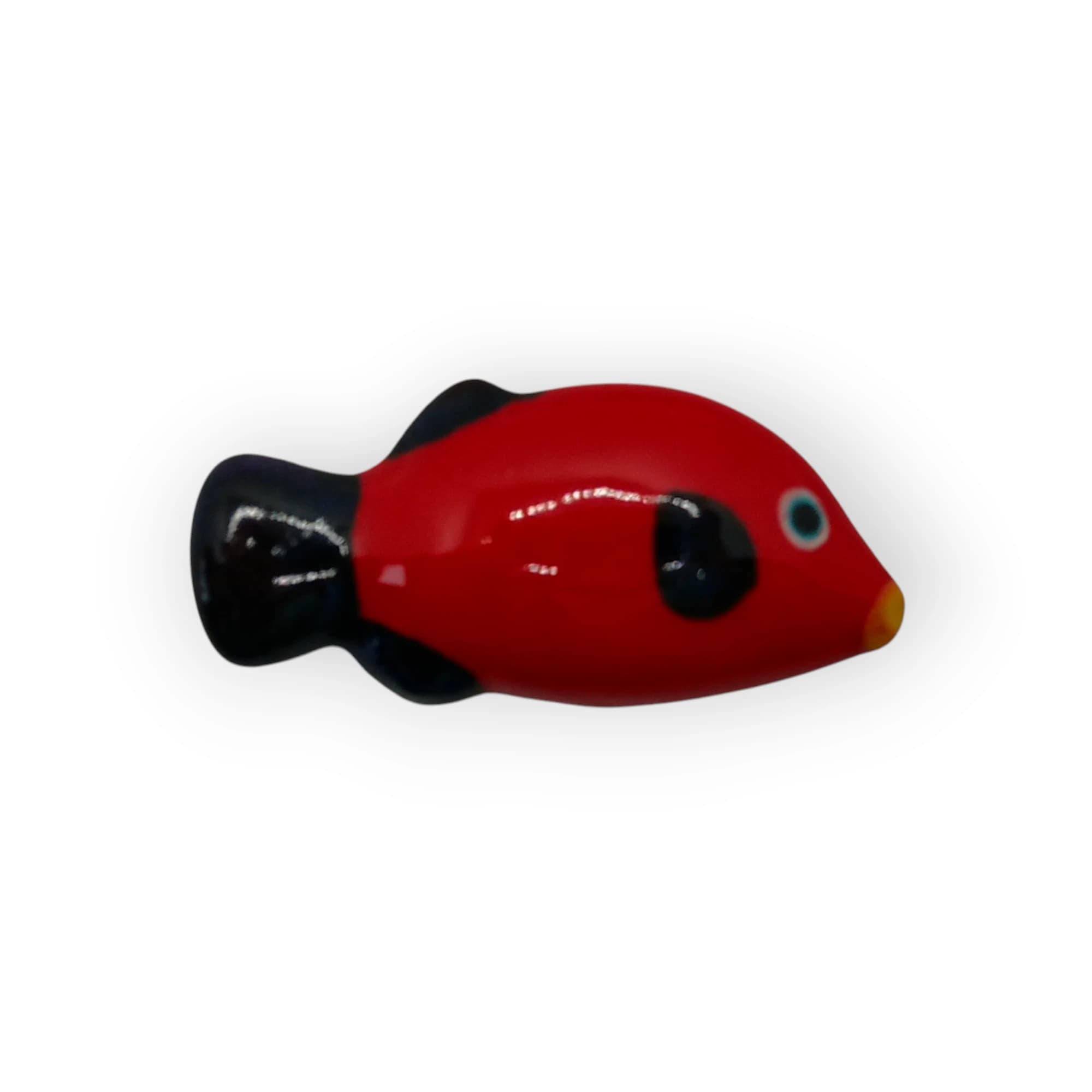 Glazed Ceramic Fish Red