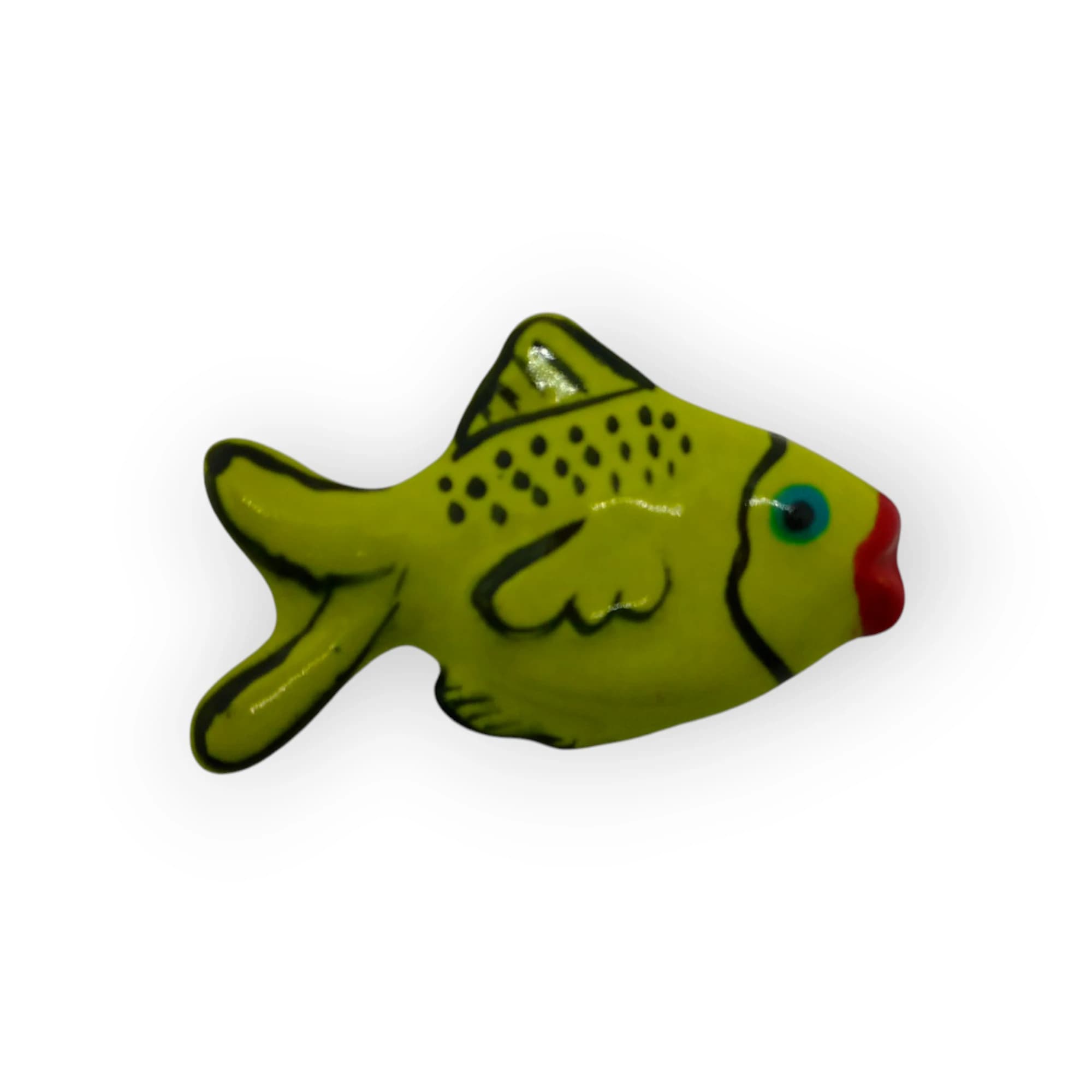 Glazed Ceramic Fish Lime