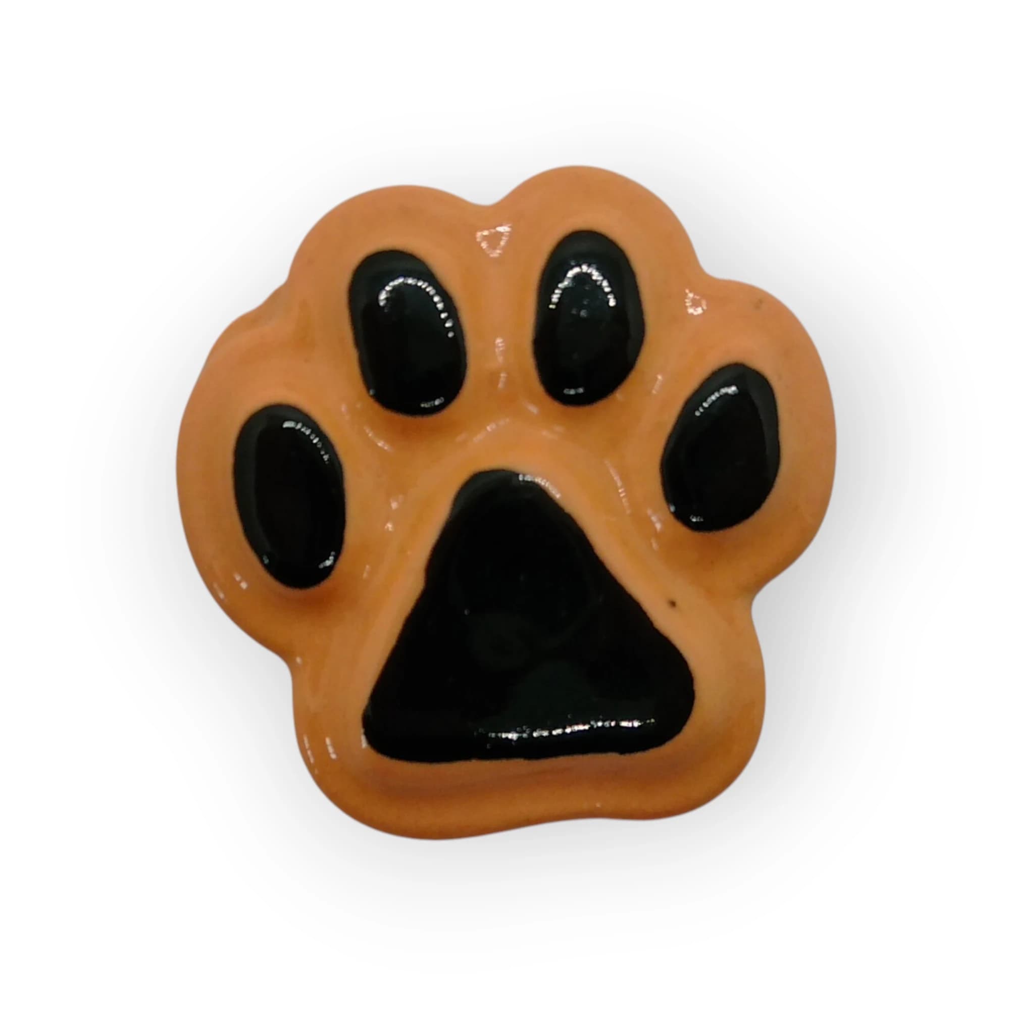 Glazed Ceramic Paw Beige