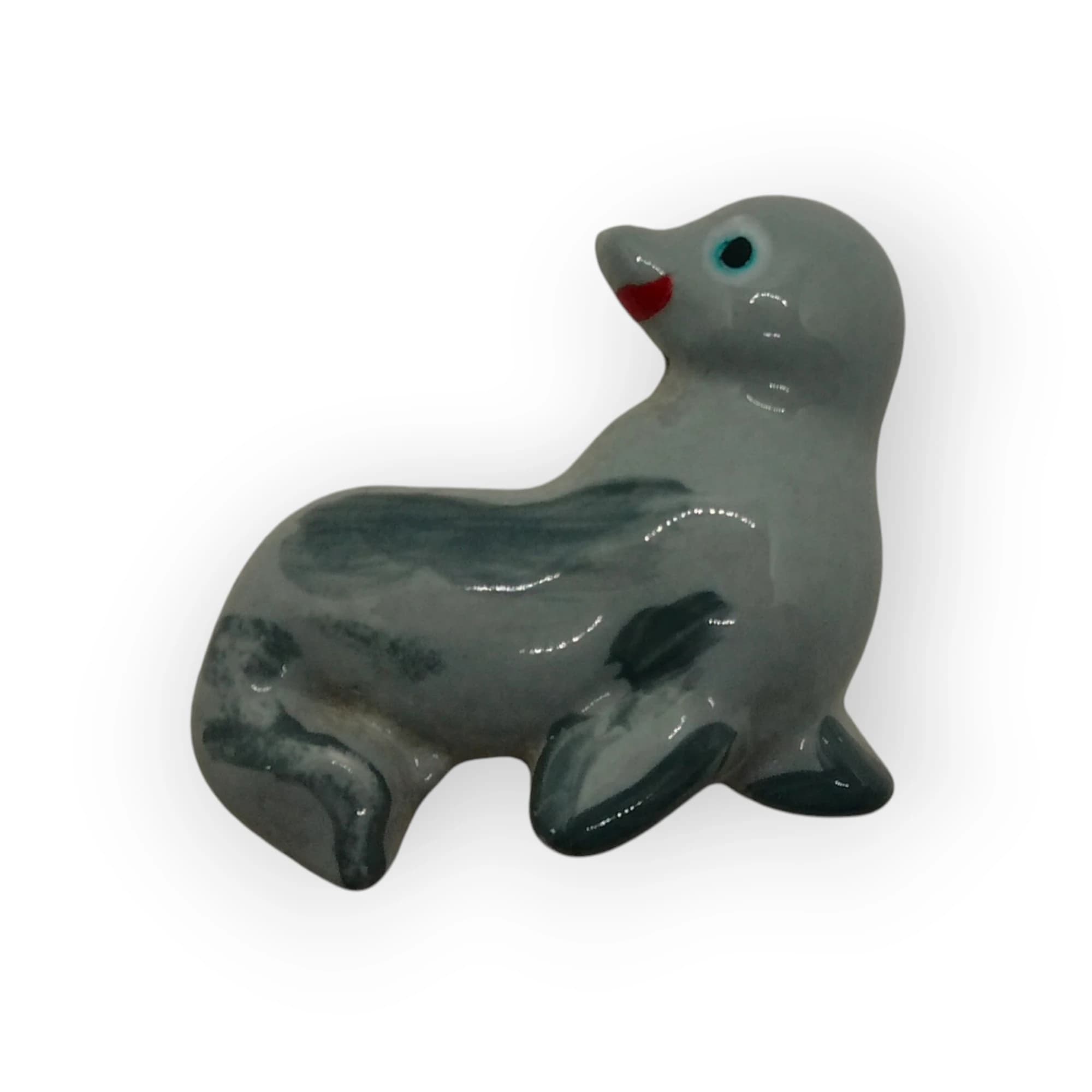 Glazed Ceramic Seal Grey