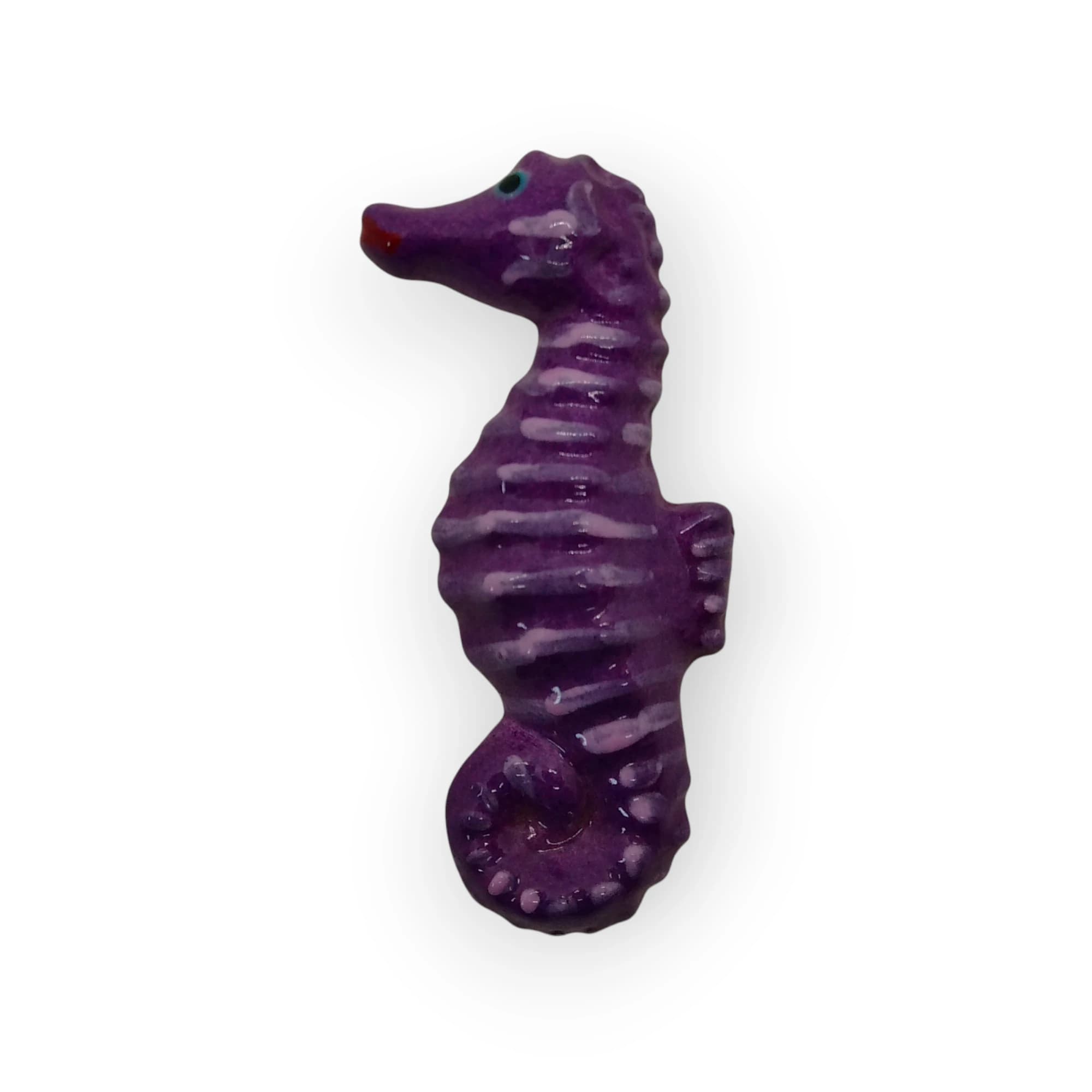 Glazed Sea Horse Purple