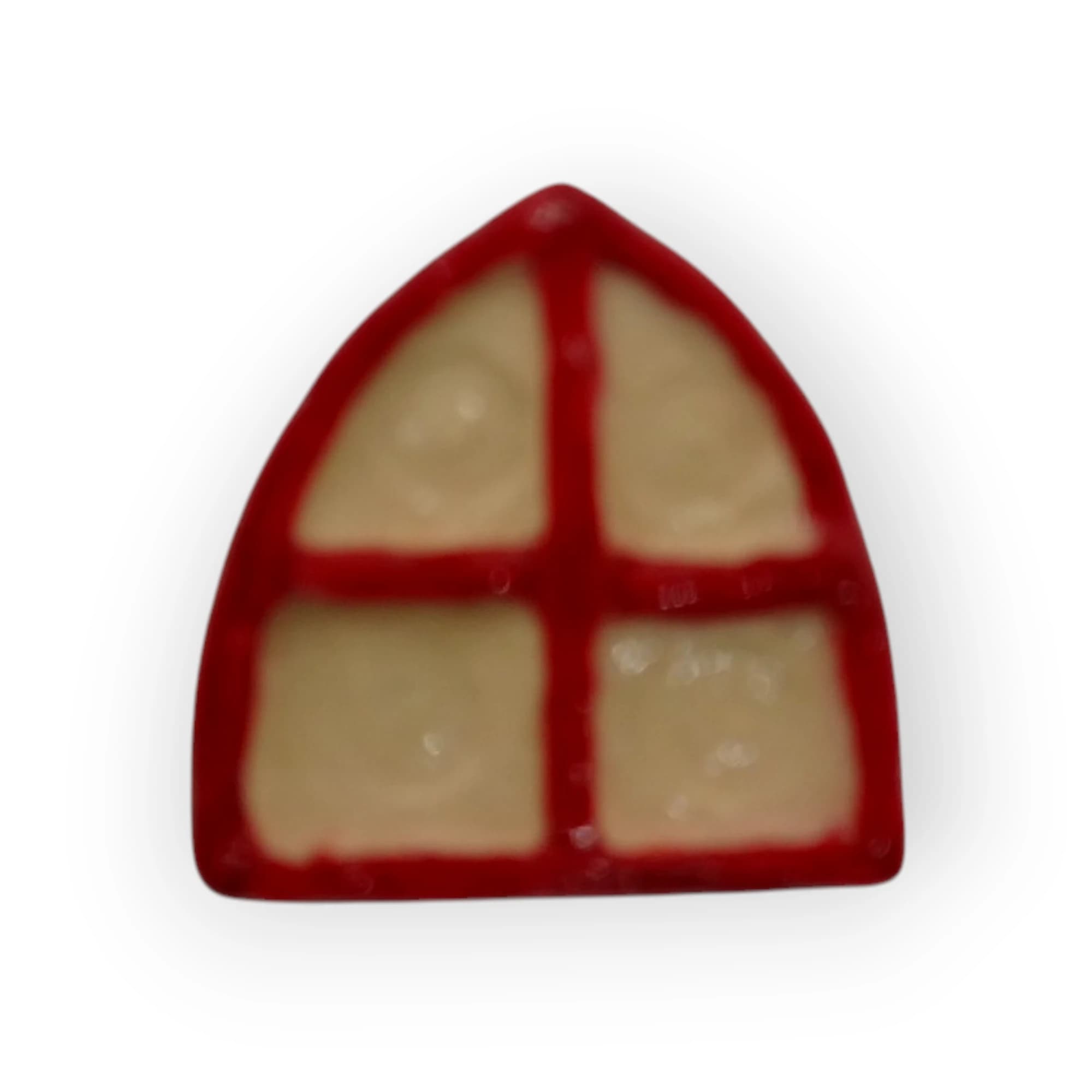 Red Window Small Gothic Window