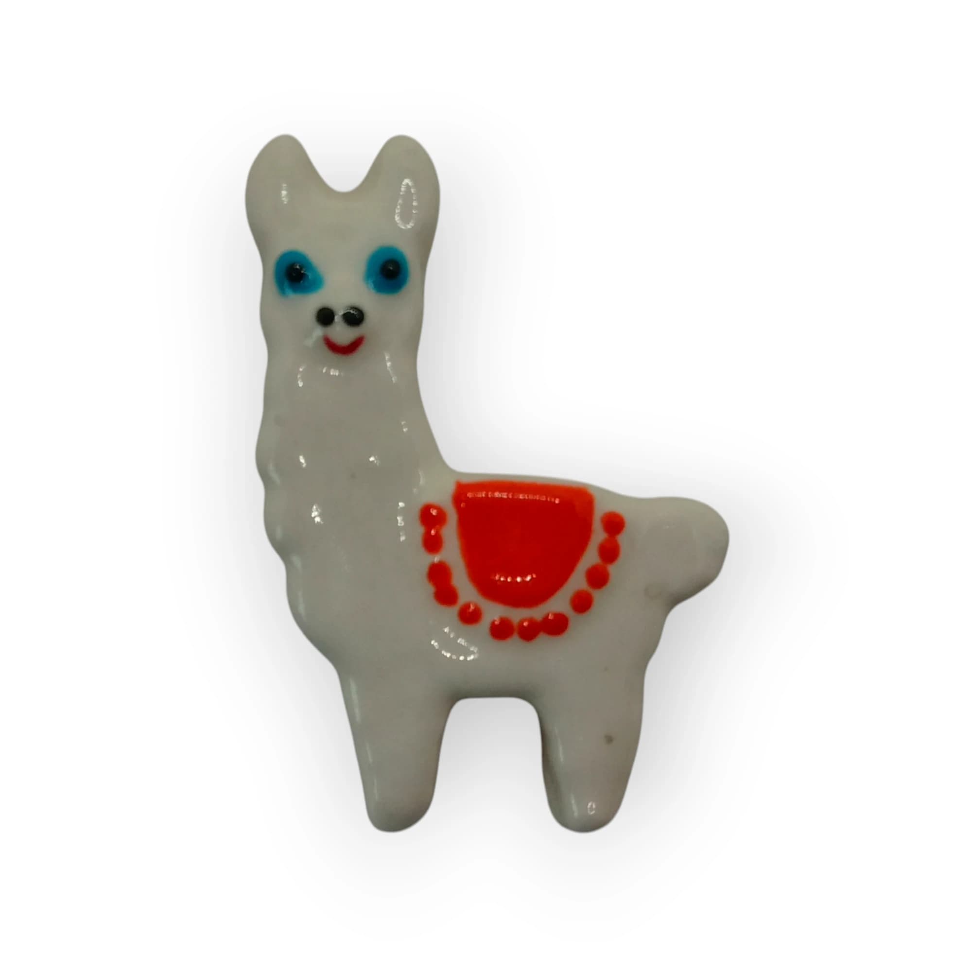 Glazed Llama Orange Saddle