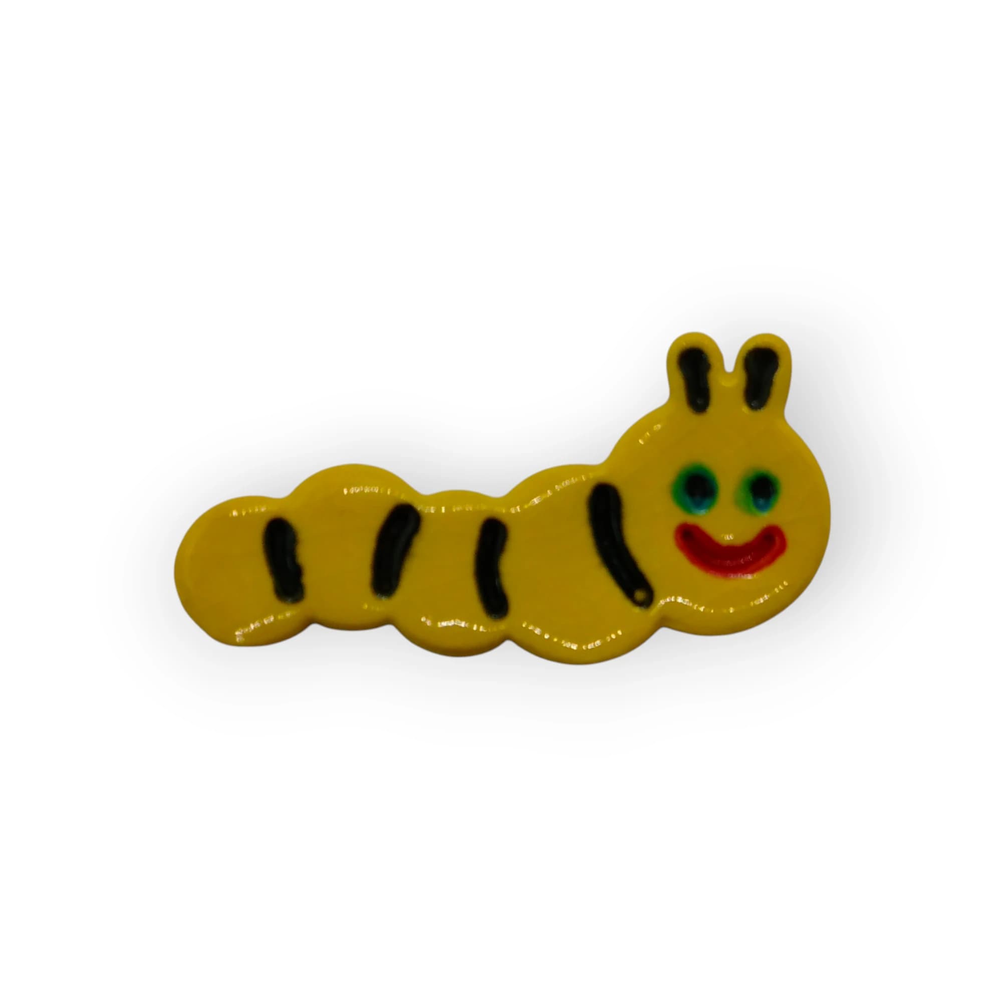 Ceramic Worm Yellow