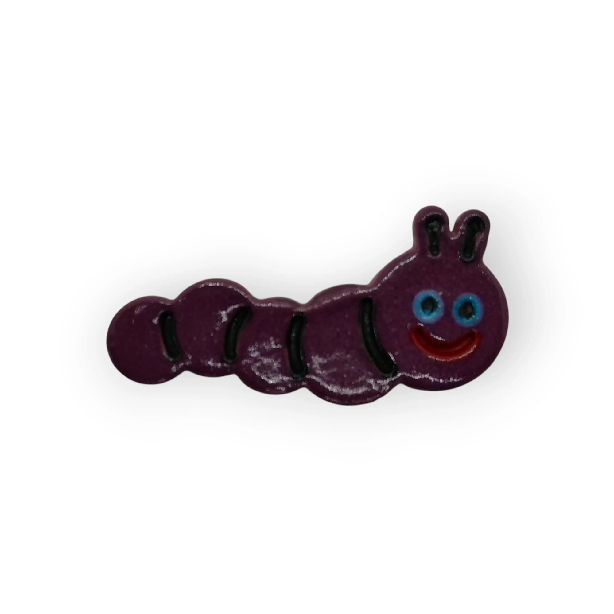 Ceramic Worm Purple