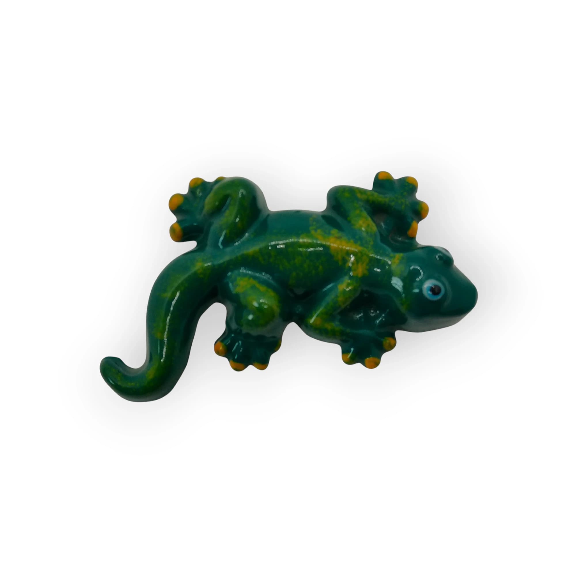 Glazed Ceramic Gecko Green