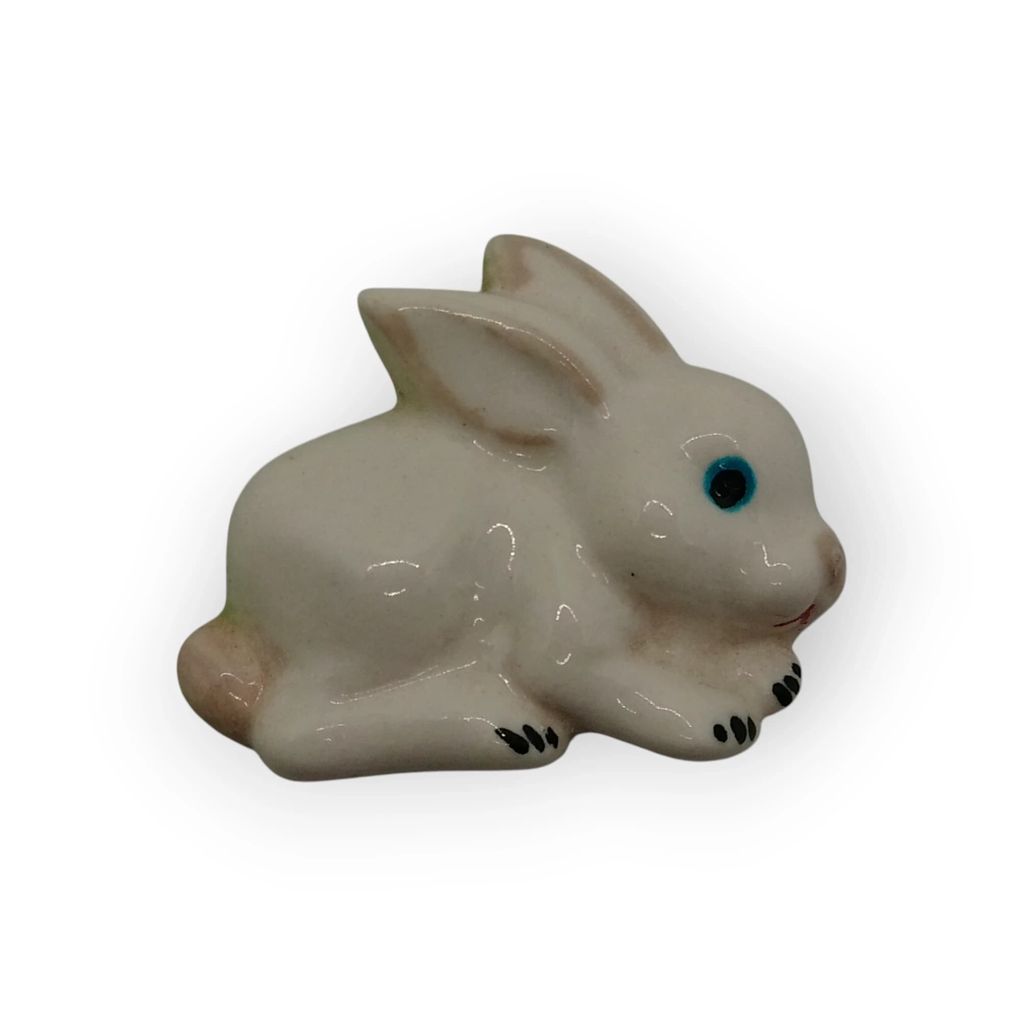 Glazed Ceramic Rabbit White
