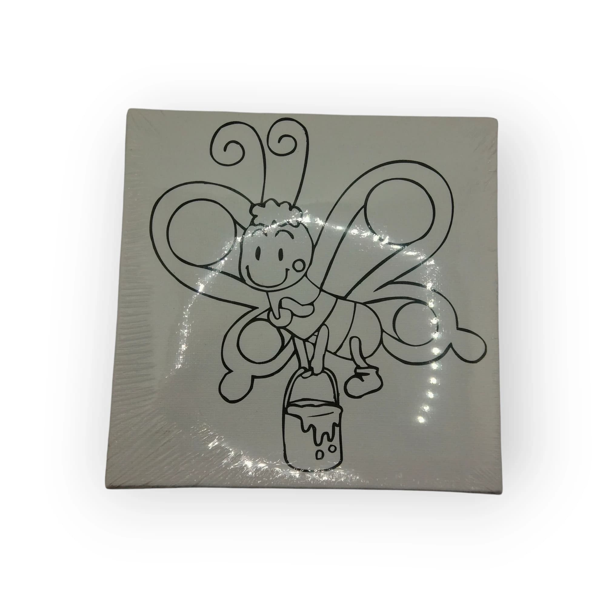 Canvas With Paint Honeybee